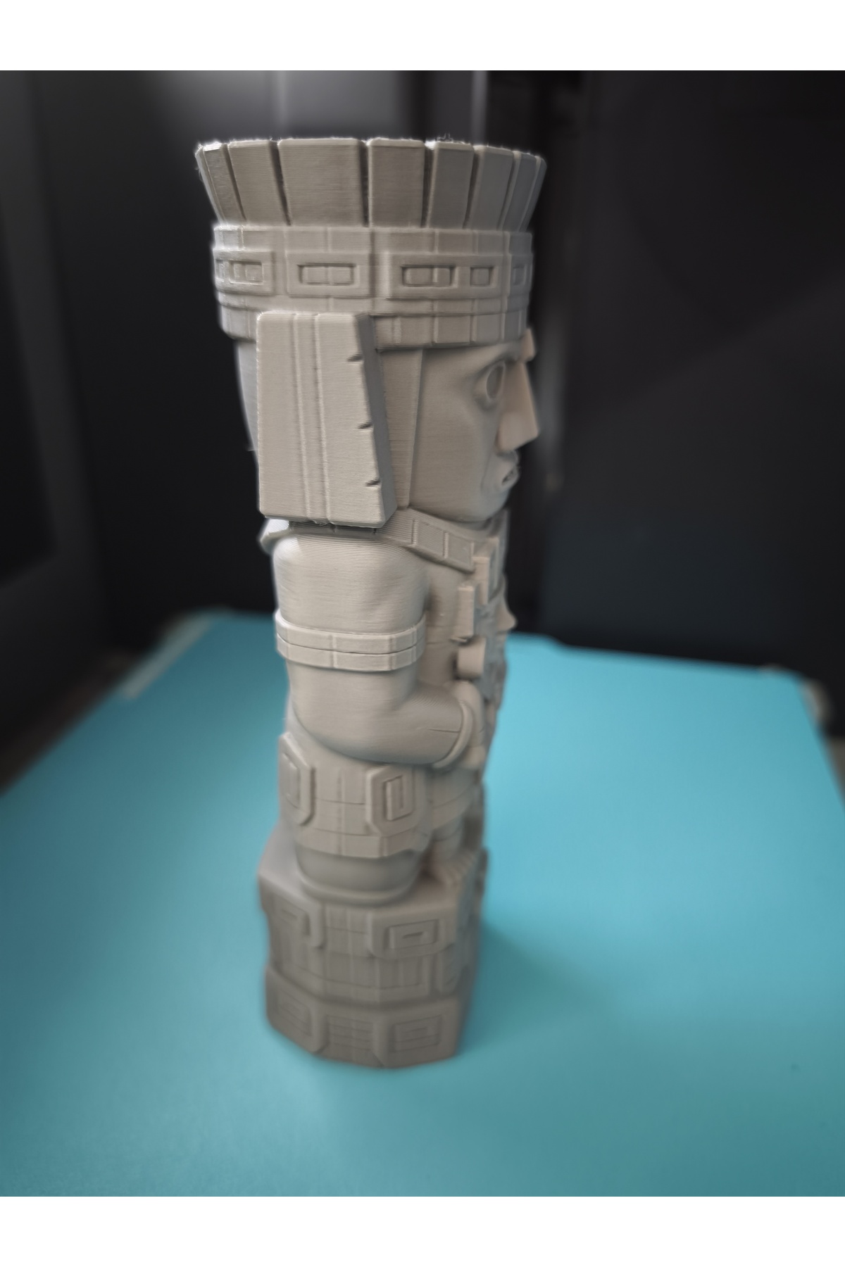 Aztec Totem 3D Color Printing Decorative Figure | Special Design with Impressive Hand Painting