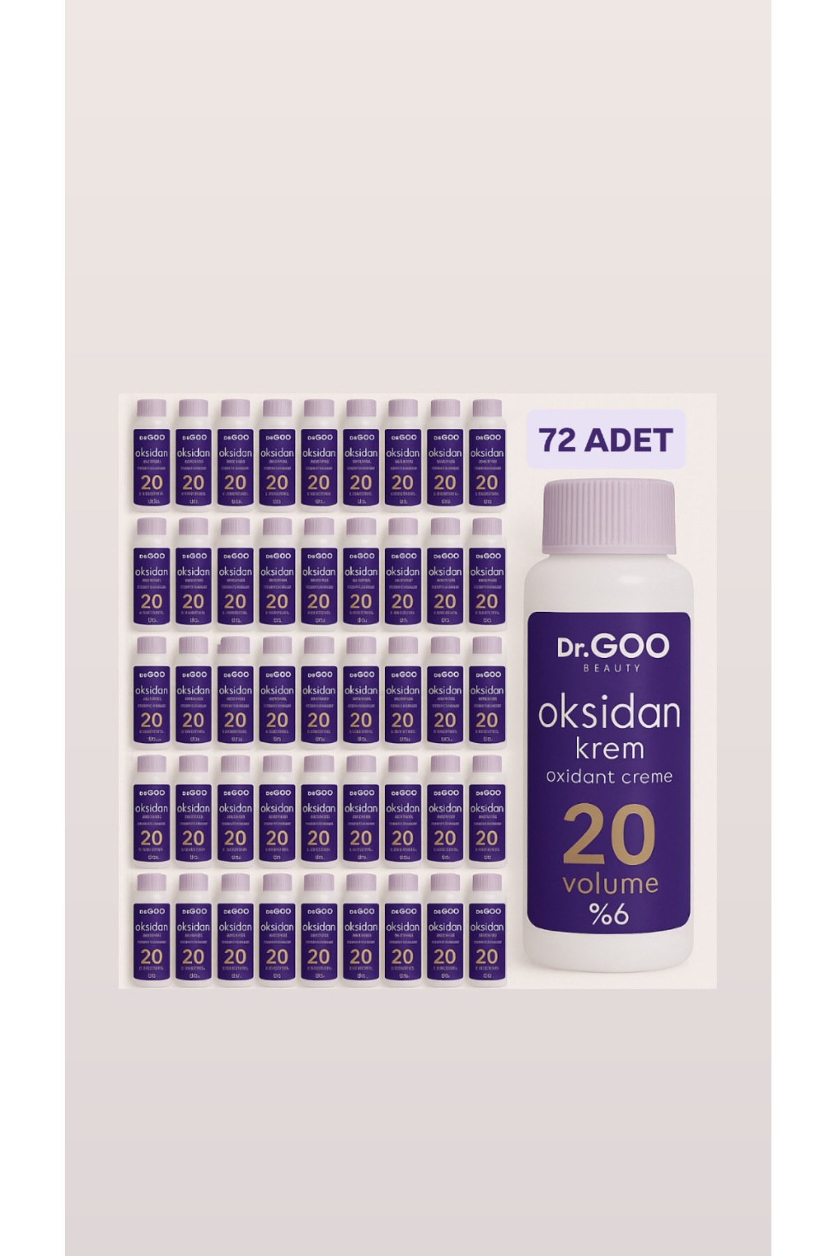 Dr. Goo Beauty 72 ADET MİNİ OKSİDAN 20 volume %6