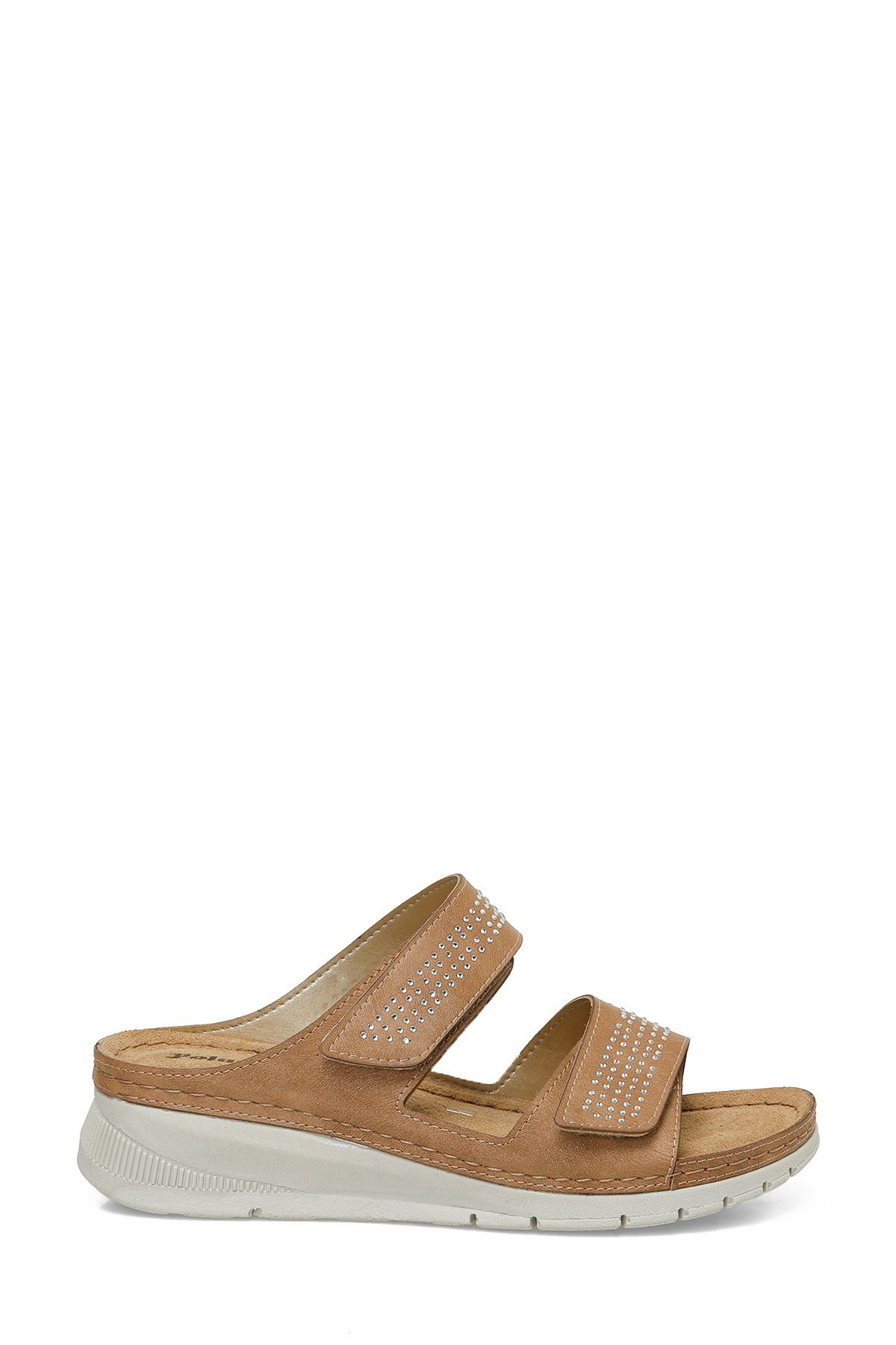 Polaris-167002.Z5Fx Tan Women's Slippers 1