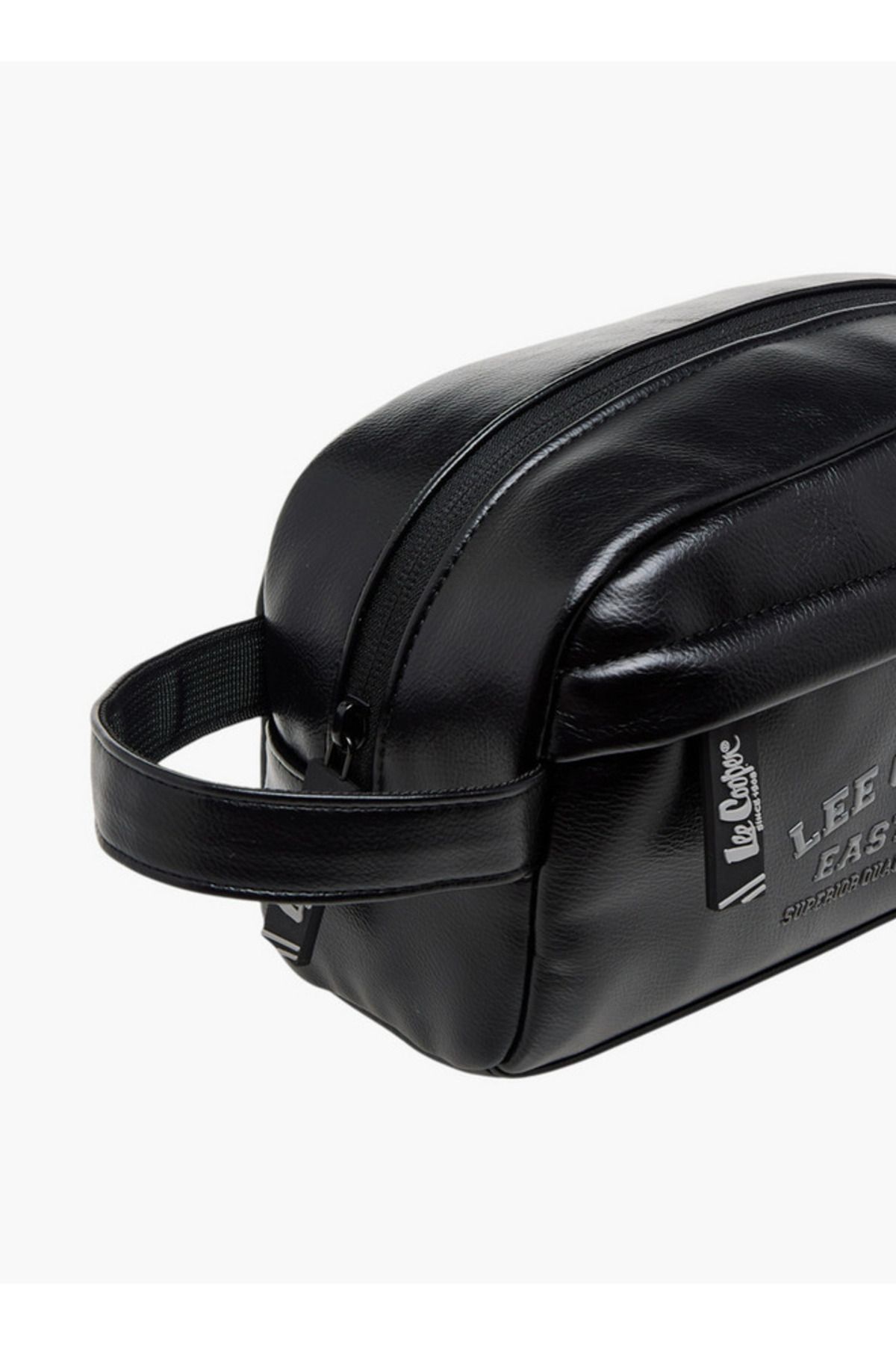Lee Cooper-Logo Print Pouch with Wrist Loop and Zip Closure 4