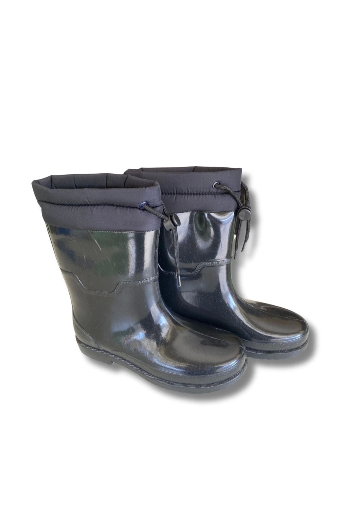 belixspor  Konçlu Peluşlu Unisex Yağmur Çizmesi Siyah 36-40 Siyah - Görsel 4