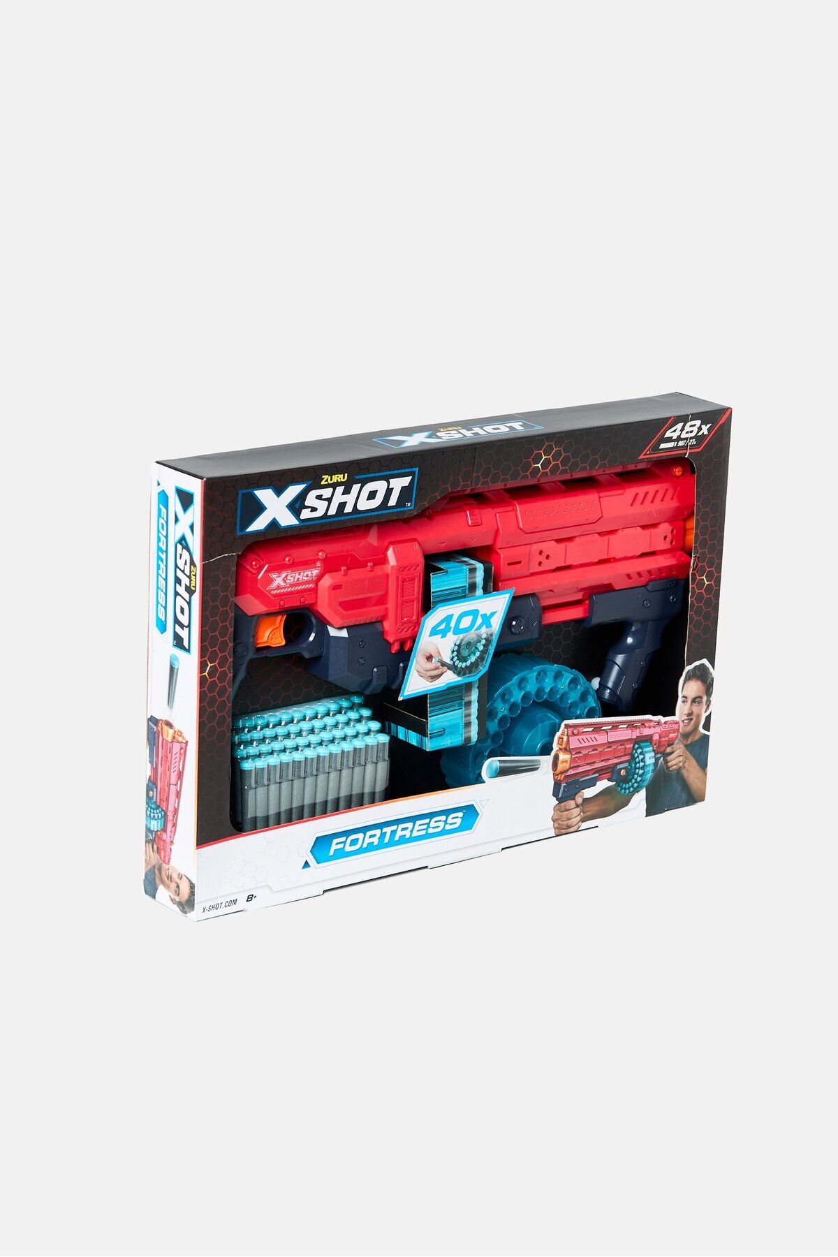 X-Shot-XSHOT X- Excel Fortress Blaster With 48 Darts 3