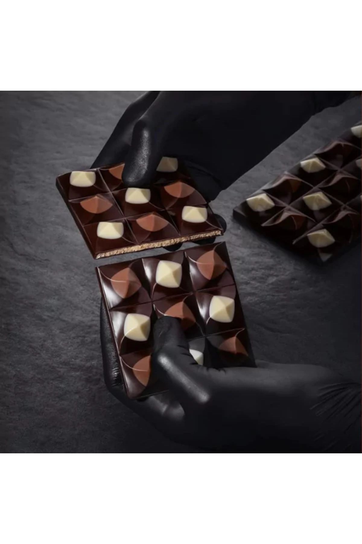 Pavoni-Polycarbonate mold for chocolate bar, Moulin 3