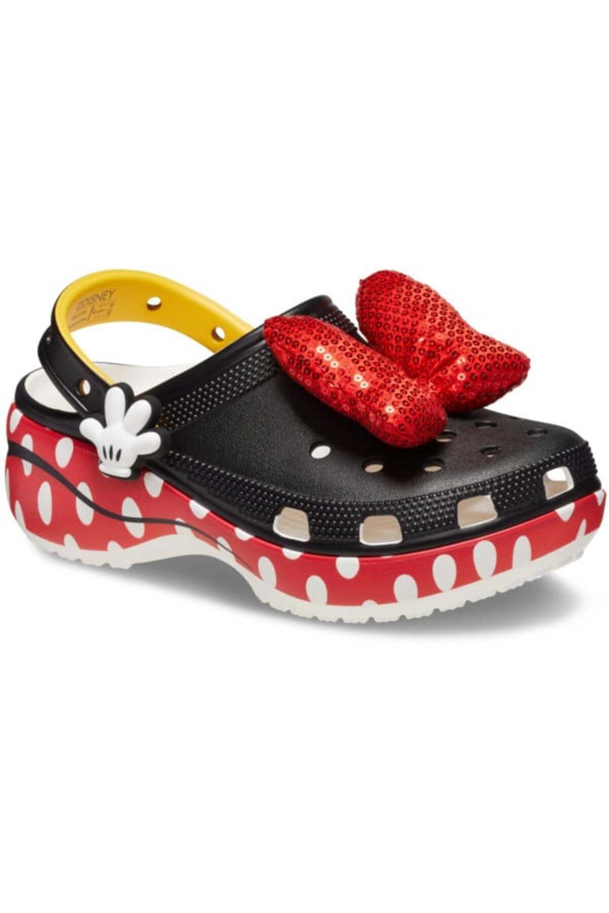 Crocs-Clogs Minnie Mouse Classic Platform Clog Alb - White 41-42 EU - W10 US 2