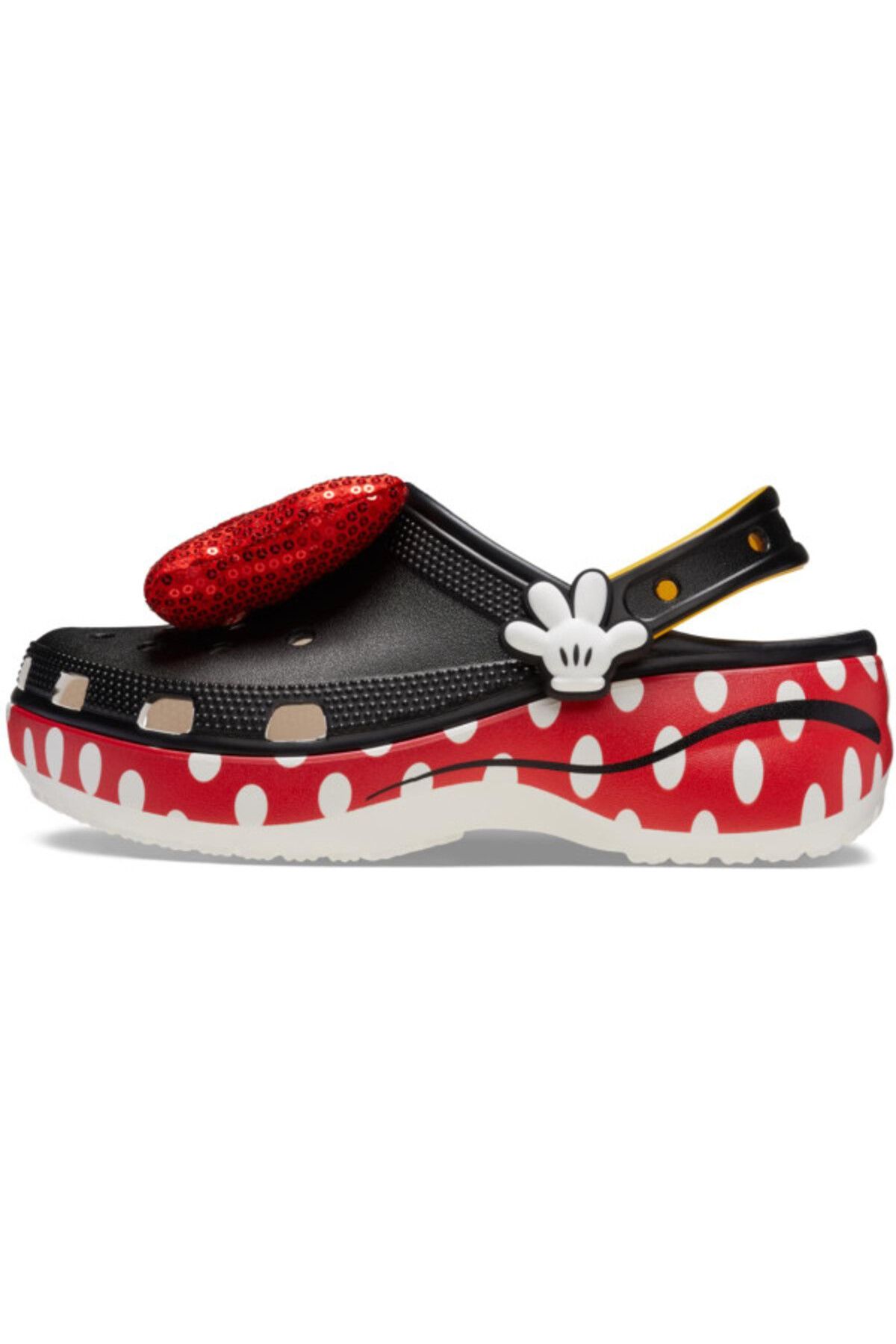 Crocs-Clogs Minnie Mouse Classic Platform Clog Alb - White 41-42 EU - W10 US 3
