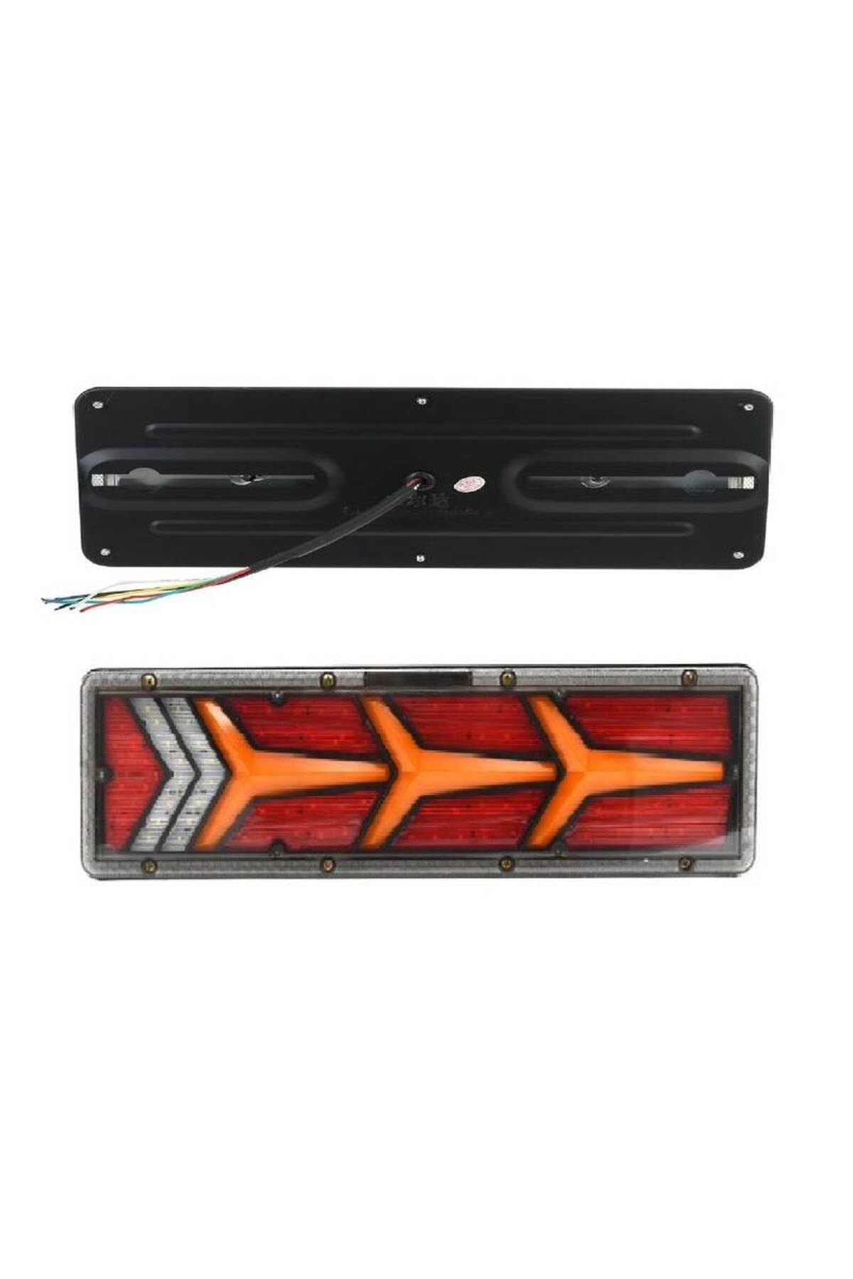 BGRJ Automotive-Rear taillights B1067, triple led 46cm, 5 functions, dynamic signaling, 12-24V 10