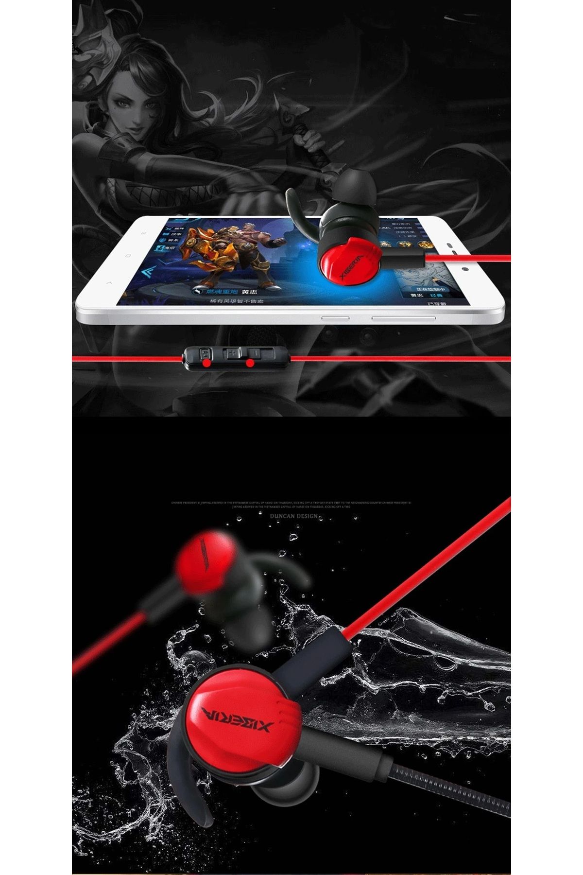 XIBERIA-Xperia MG-1 Wired Gaming Headset with 7.1 Surround Sound, 4D Vibration, Noise Isolation, and an External Sound Card for Control 5