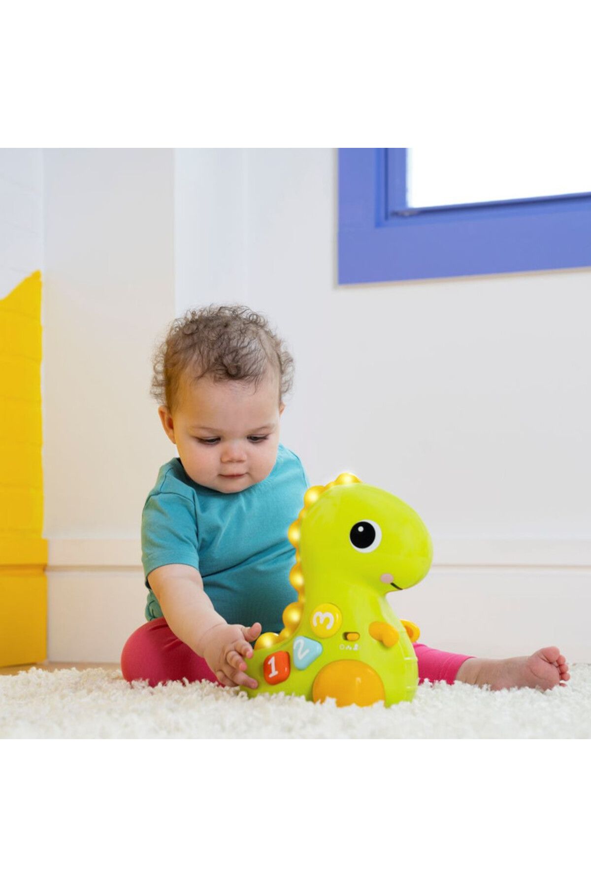 Bright Starts-Go, Go, Dino Crawl & Count Toy, 6-36 Months 4