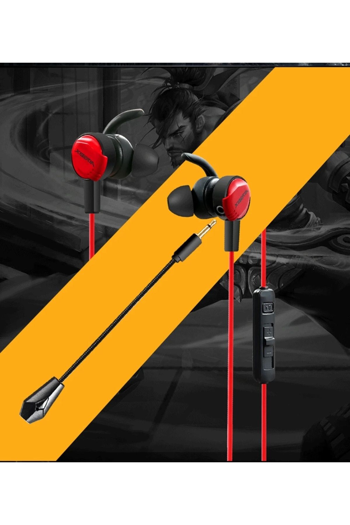 XIBERIA-Xperia MG-1 Wired Gaming Headset with 7.1 Surround Sound, 4D Vibration, Noise Isolation, and an External Sound Card for Control 2