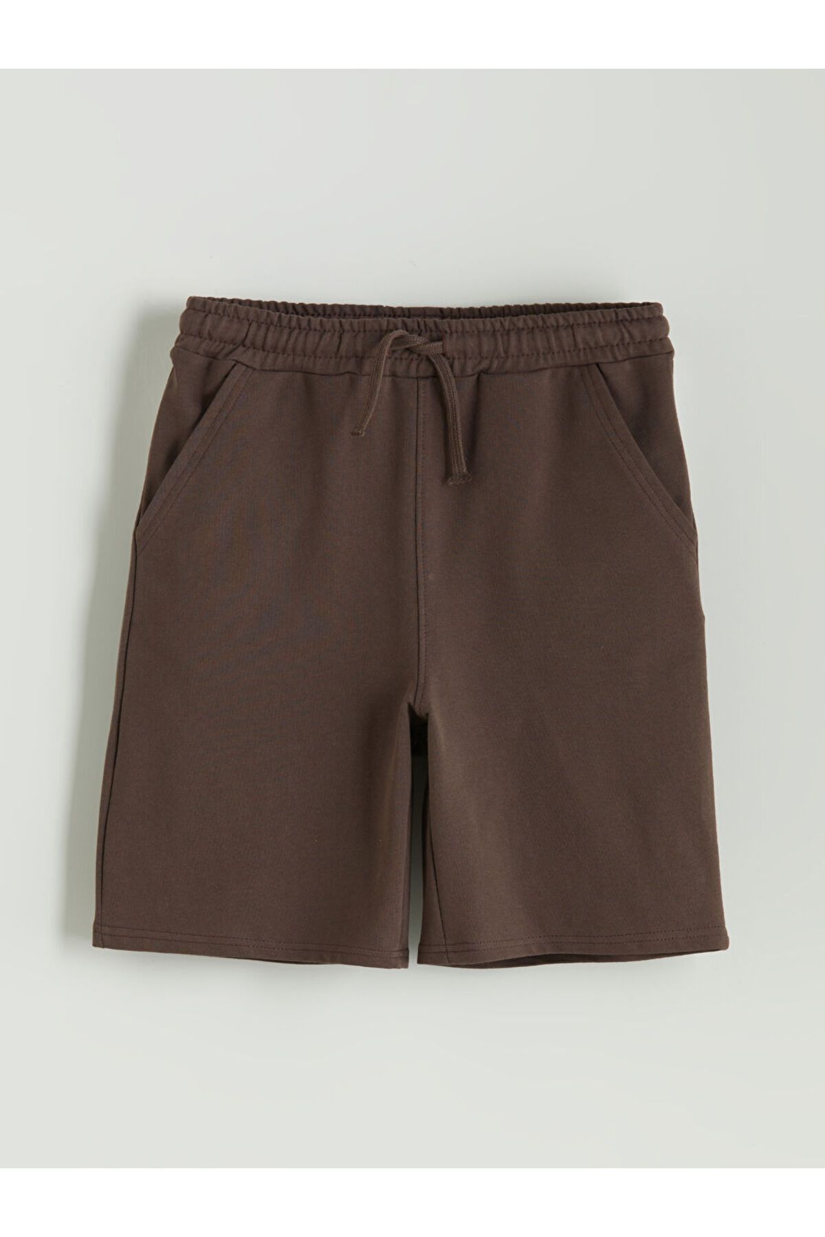 LC Waikiki-Sparkling Selections from Shining Store |   Brown Boy's Shorts with Elastic Waist 1