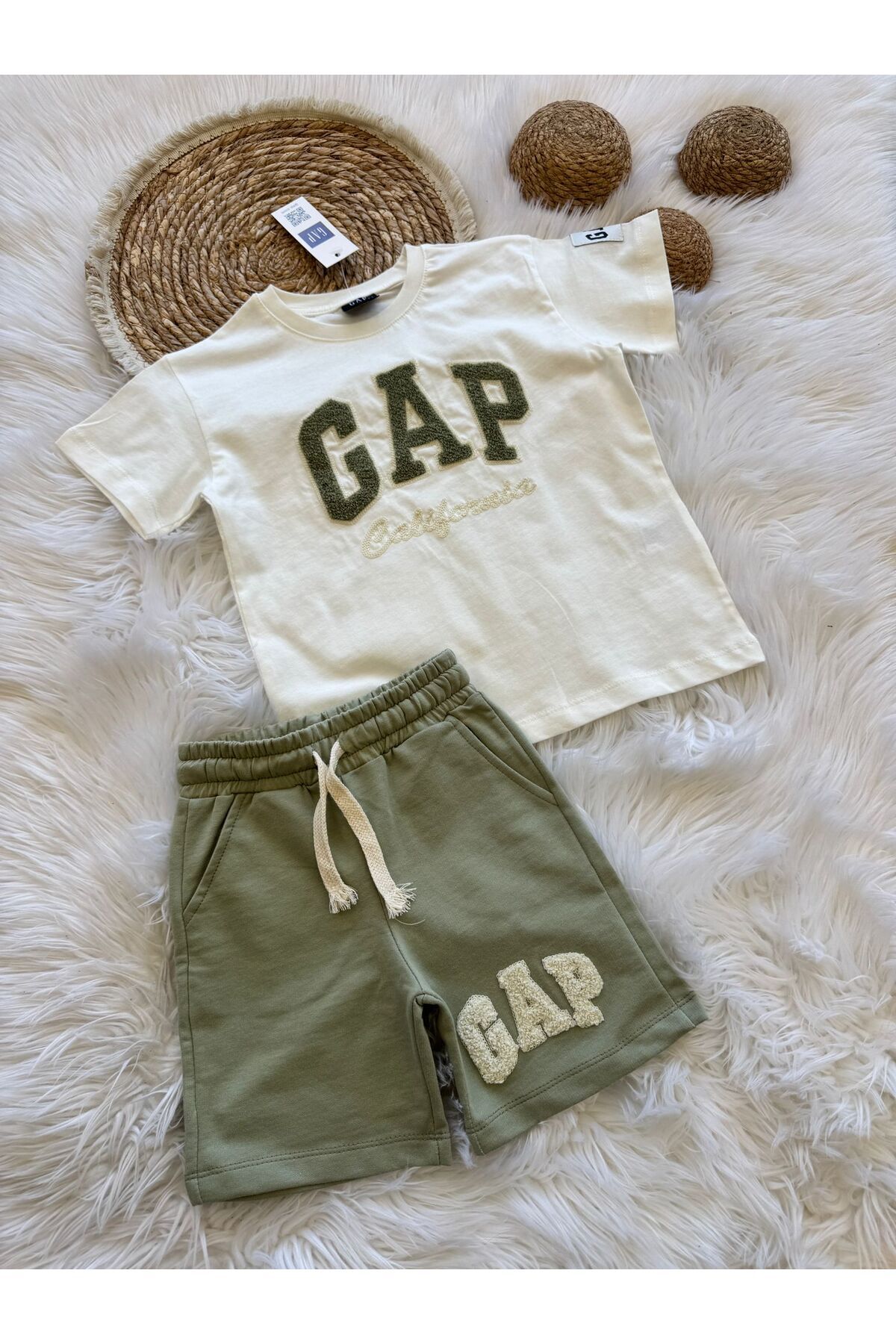 morpembej kadın erkek çocuk New Season Children's Shorts Suit