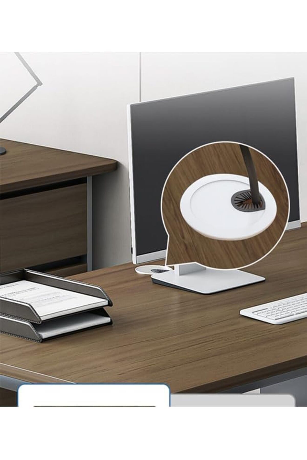 Türkiye-Multifunctional Computer Table And Office Desk With 3 Drawers 120 cm 4