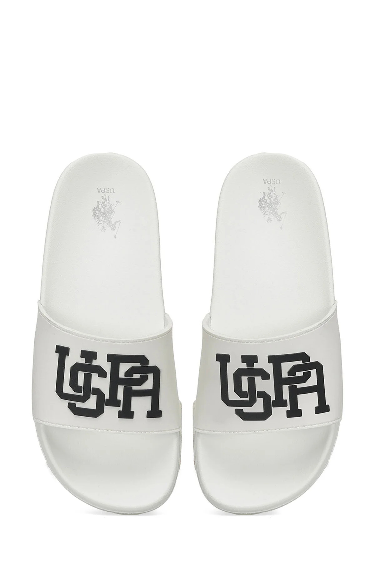 یو اس پولو دمپایی سفید مردانه اورجینال U.S. Polo Assn.