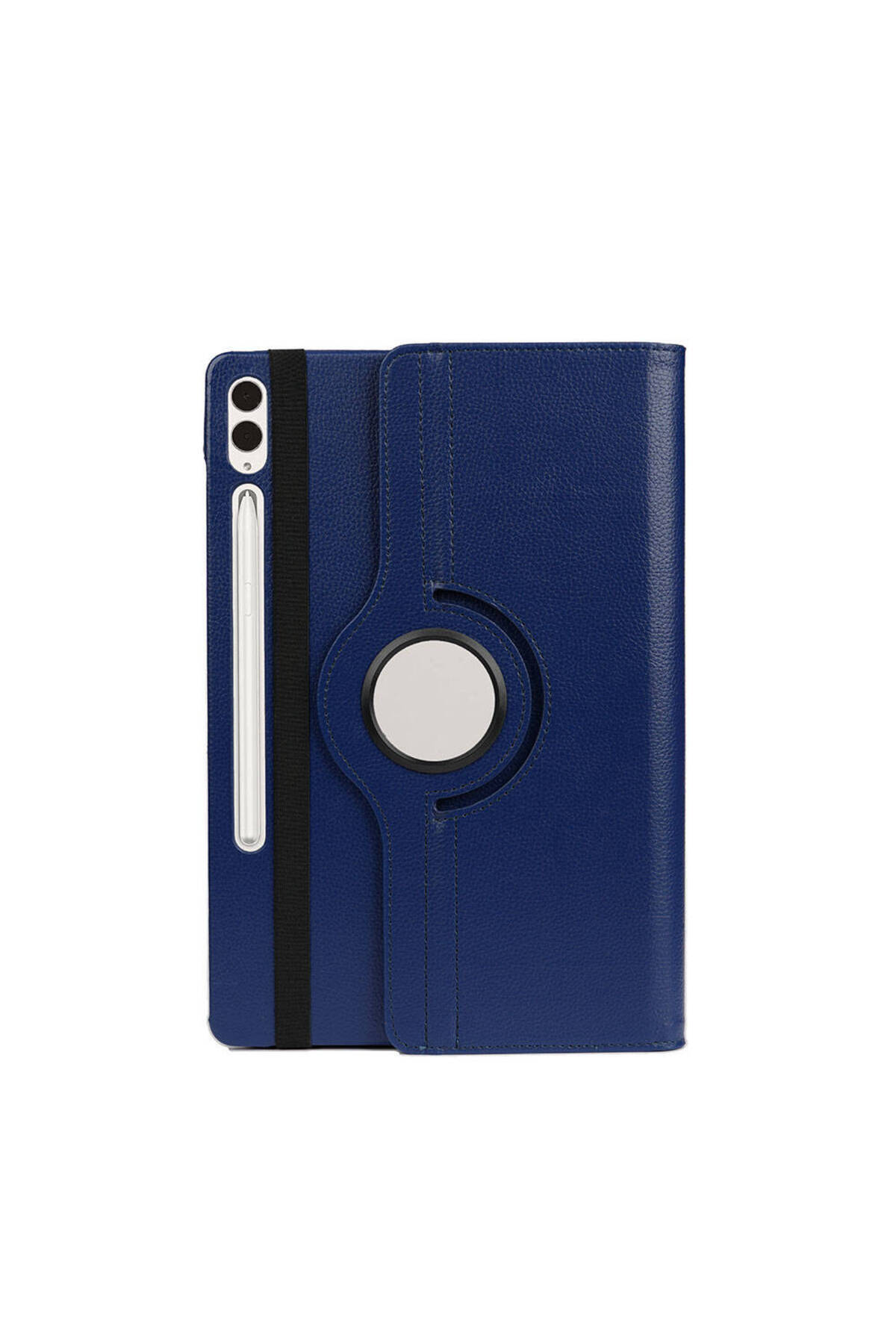 xemu-Galaxy Tab S9 Fe Plus Compatible Ucy Rotatable Stand Case-Navy Blue 4