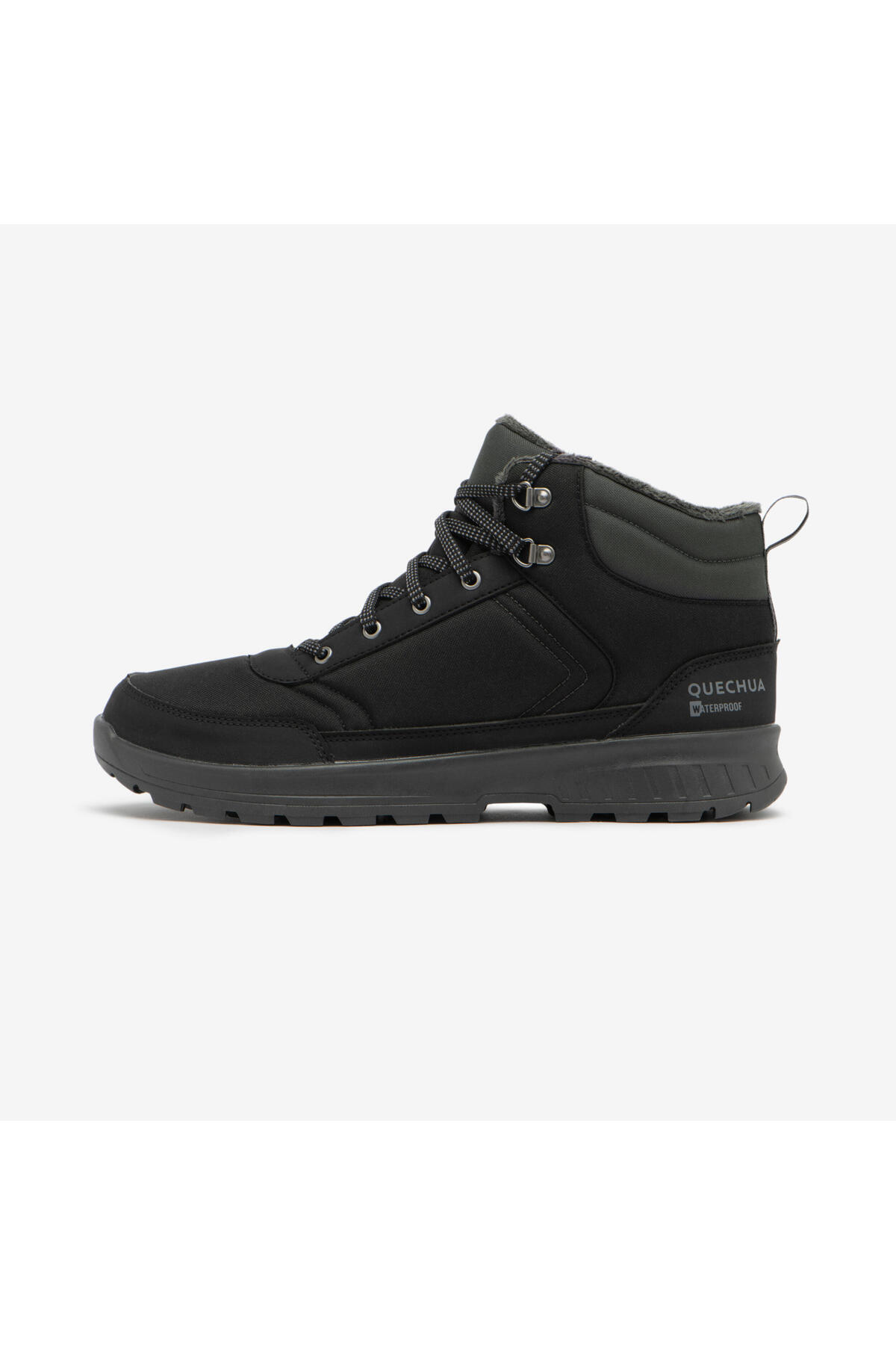 Decathlon Quechua Erkek Outdoor Kar Botu - Su Geçirmez - Siyah - NH100 Mid