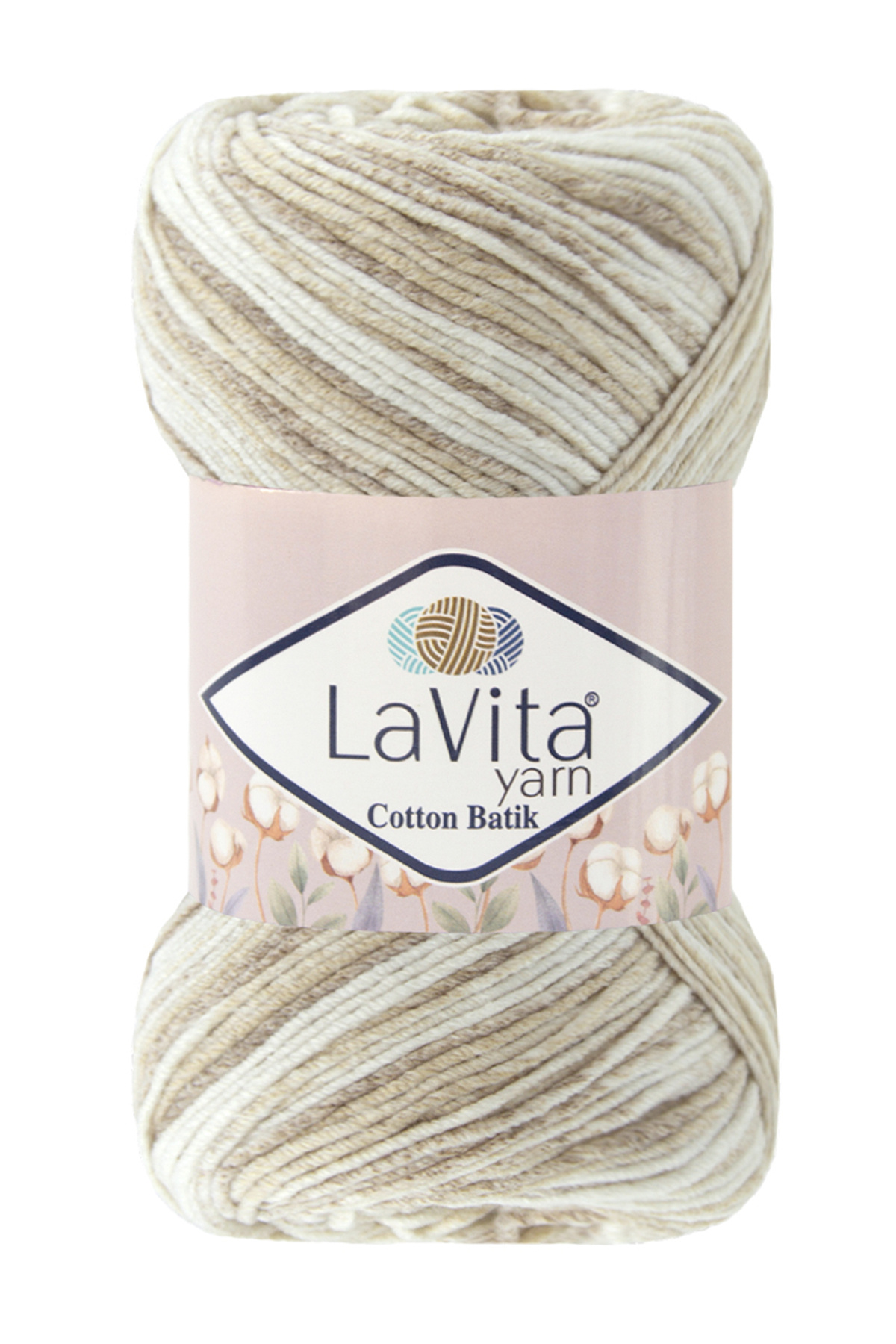 Cotton Batik Hand Knitting Yarn 60% Cotton 40% Acrylic 100gr (CB06 LINDEN)