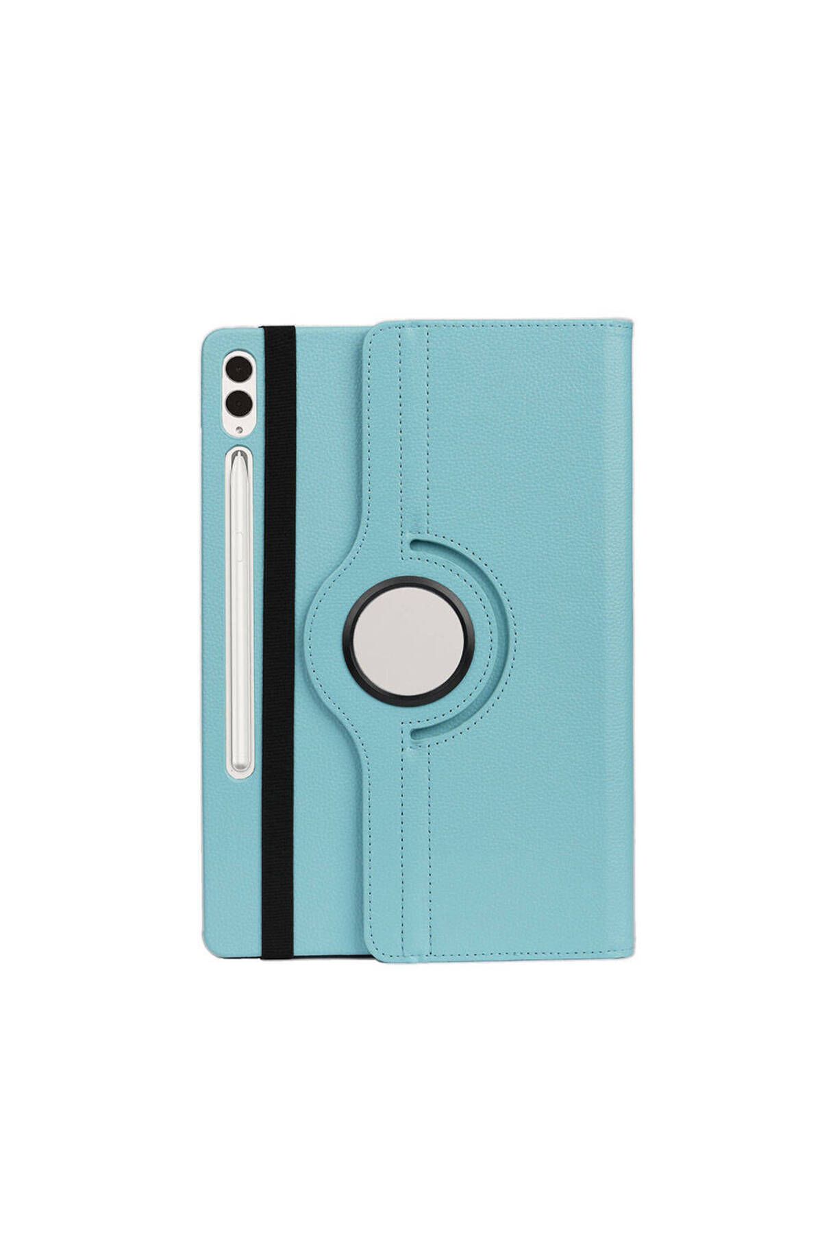 xemu-Galaxy Tab S9 Fe Plus Compatible Ucy Rotatable Stand Case-Navy Blue 5