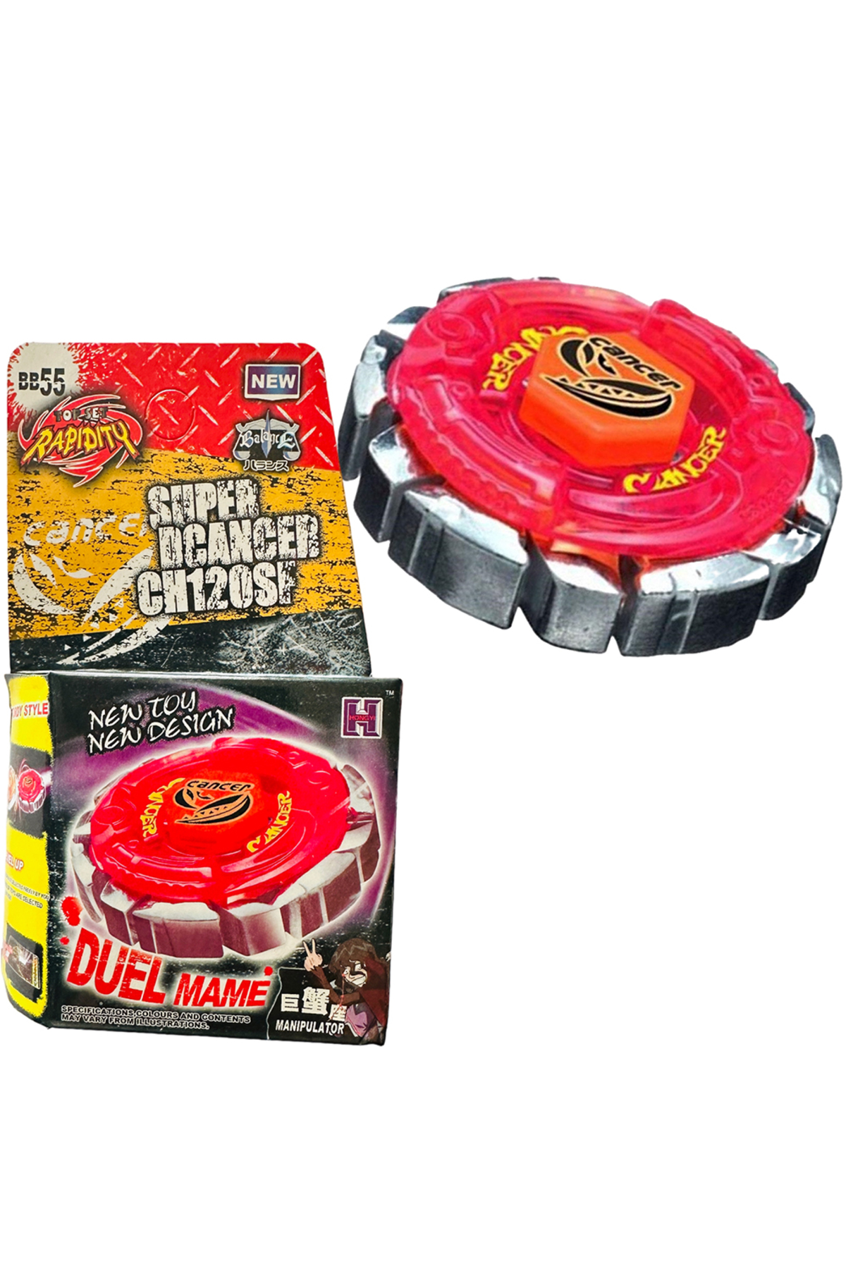 RAPIDITY BB55 BEYBLADE METAL FUSION Dark Gasher Cancer