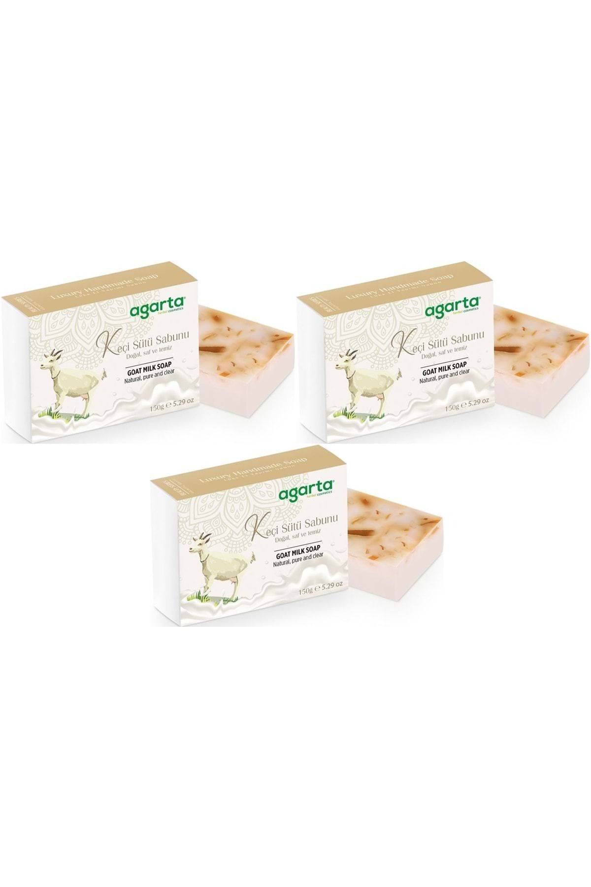 Agarta-Handmade Natural Soap 150Gr Goat Milk (Set of 3) 1
