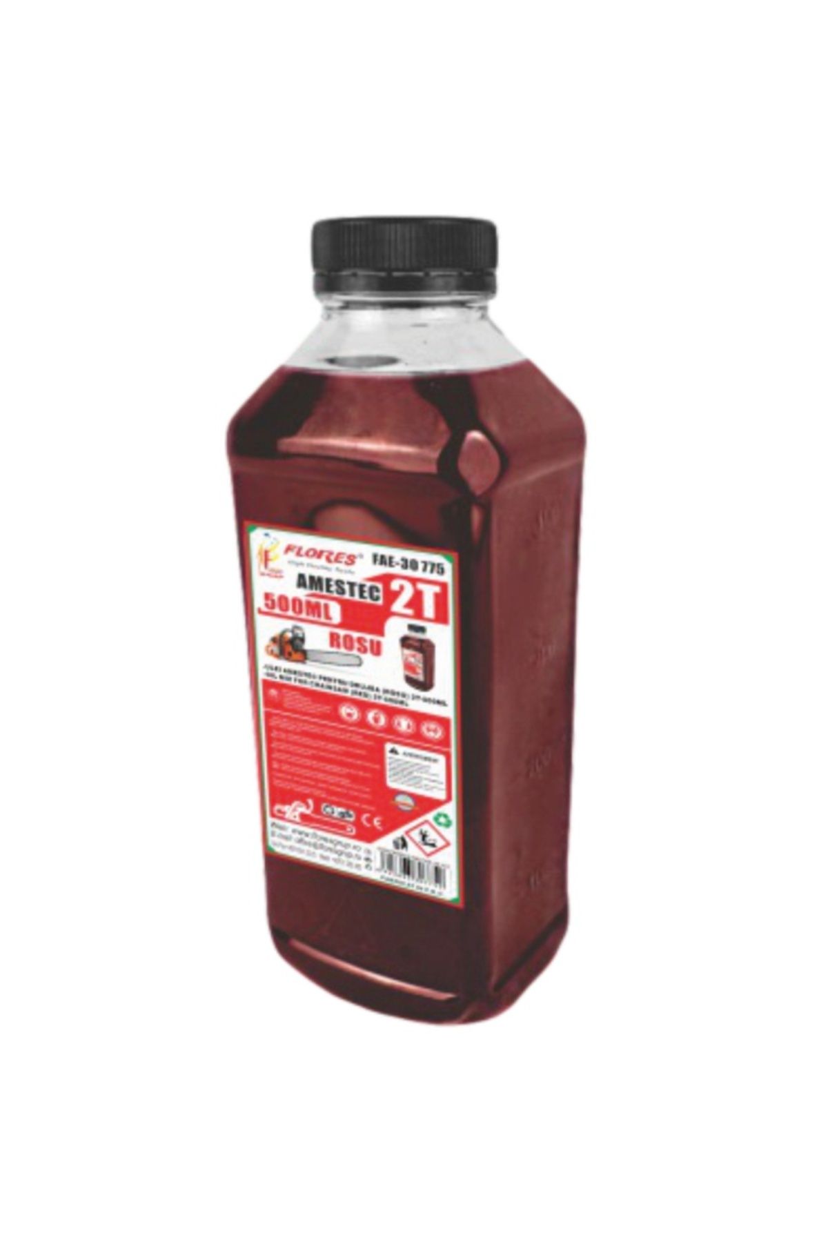 flores Ulei Amestec Pentru Drujba, Rosu, 2t, 500 Ml - One Size