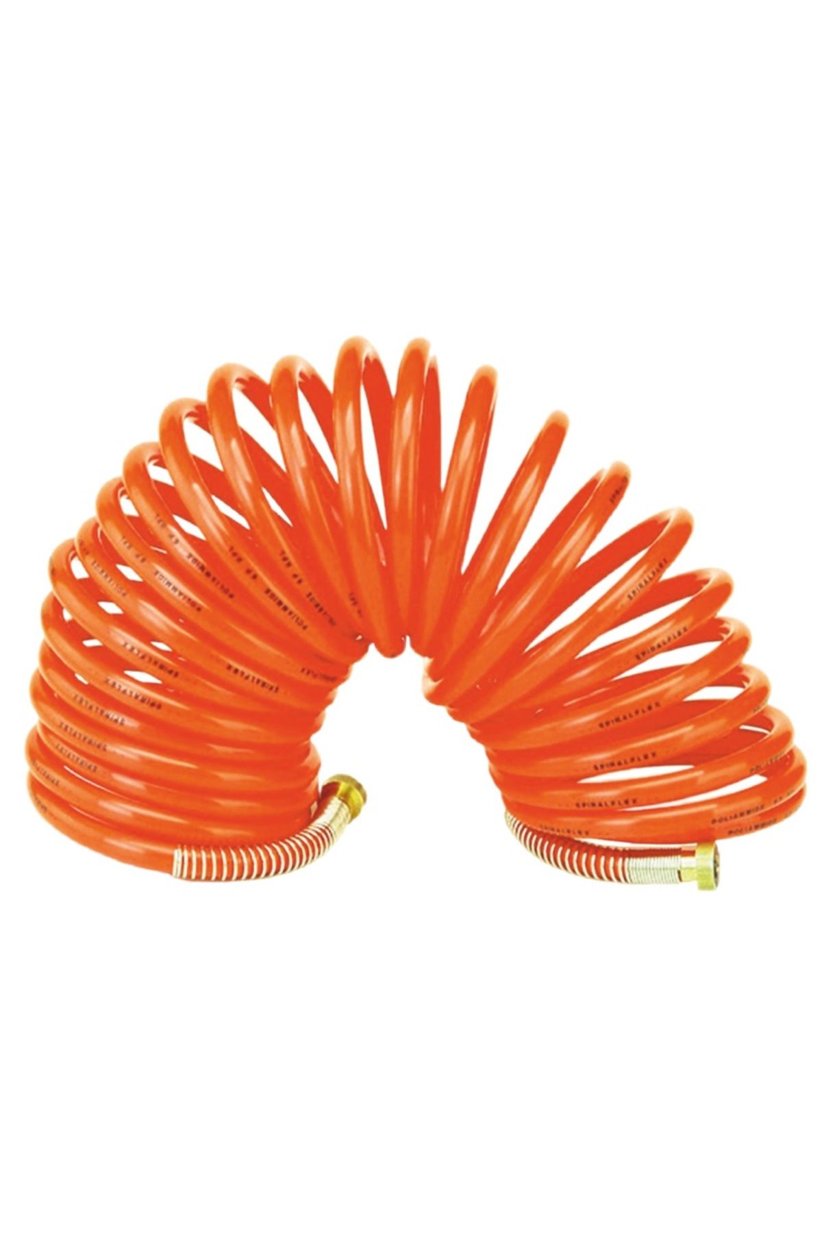 flores Furtun Spiralat Pentru Compresor, 10 M, Piulita + Piulita - One Size
