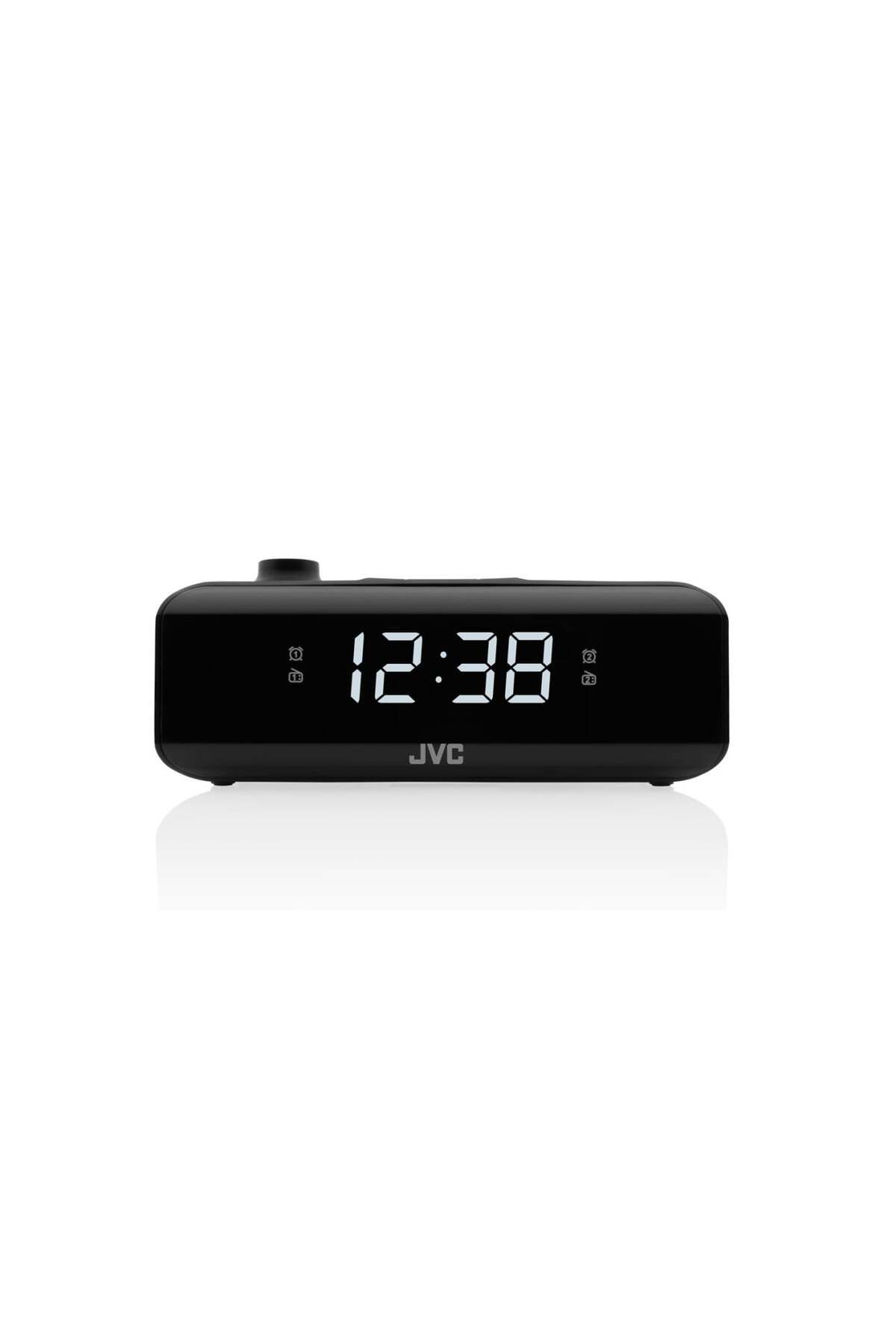 JVC-RA-E211B clock and alarm radio, time projection, digital FM/AM tuner, brightness setting, black 5