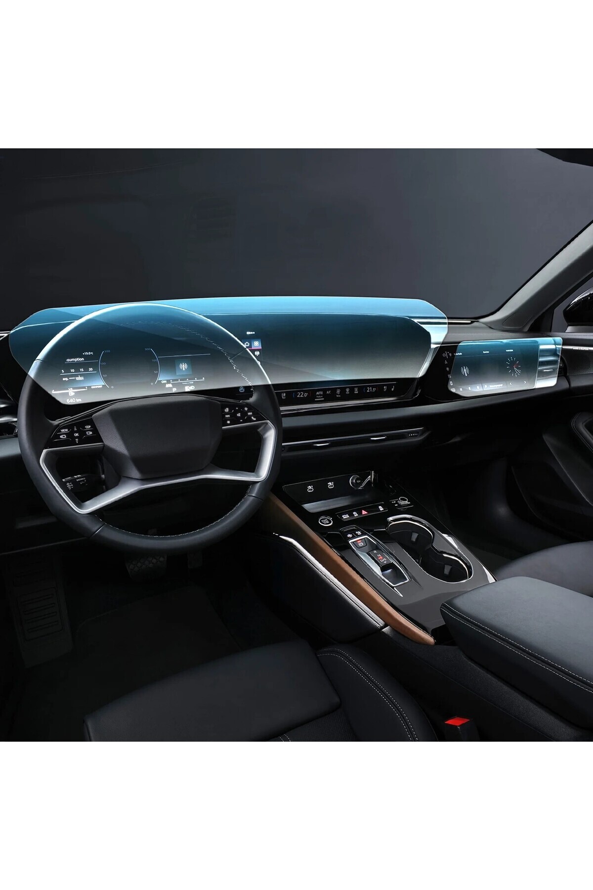 9h nano Audi A5 Navigasyon Ve Dijital Gösterge 9H Nano Koruyucu 2’li Set