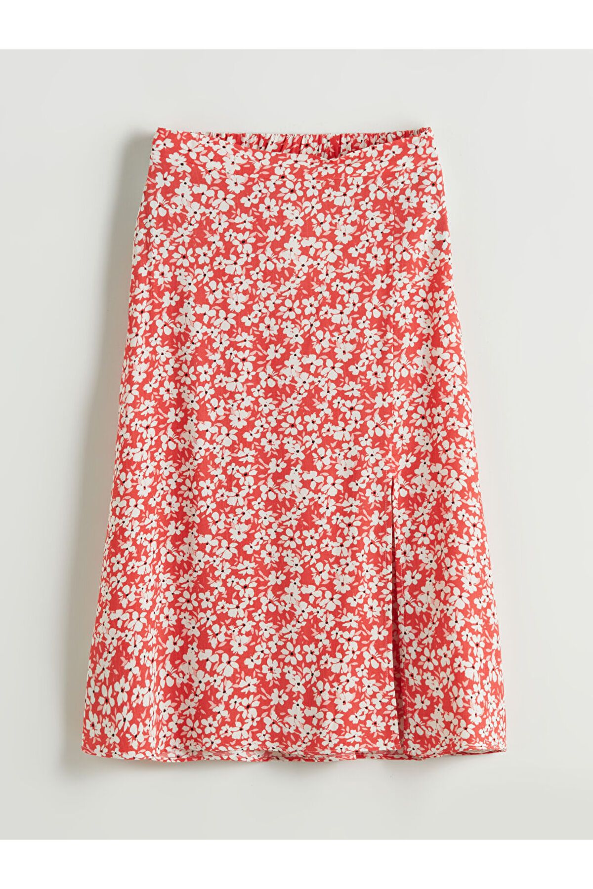 LC Waikiki-Sparkling Selections from Shining Store |   Mixed Elastic Waist Floral Slit Skirt 5