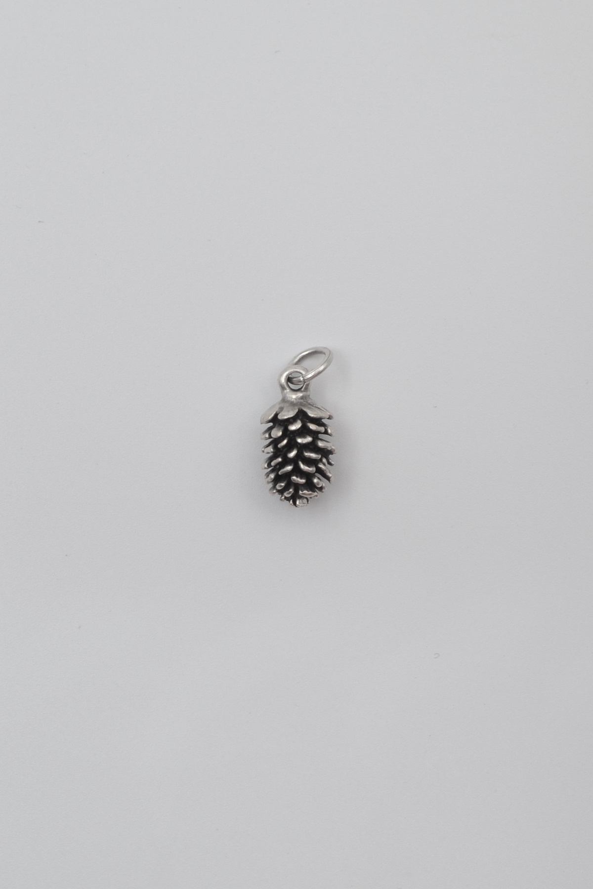 Bu Farklı Çam Kozalağı Kolye Ucu - Antik Gümüş Kaplama - Kadın Erkek