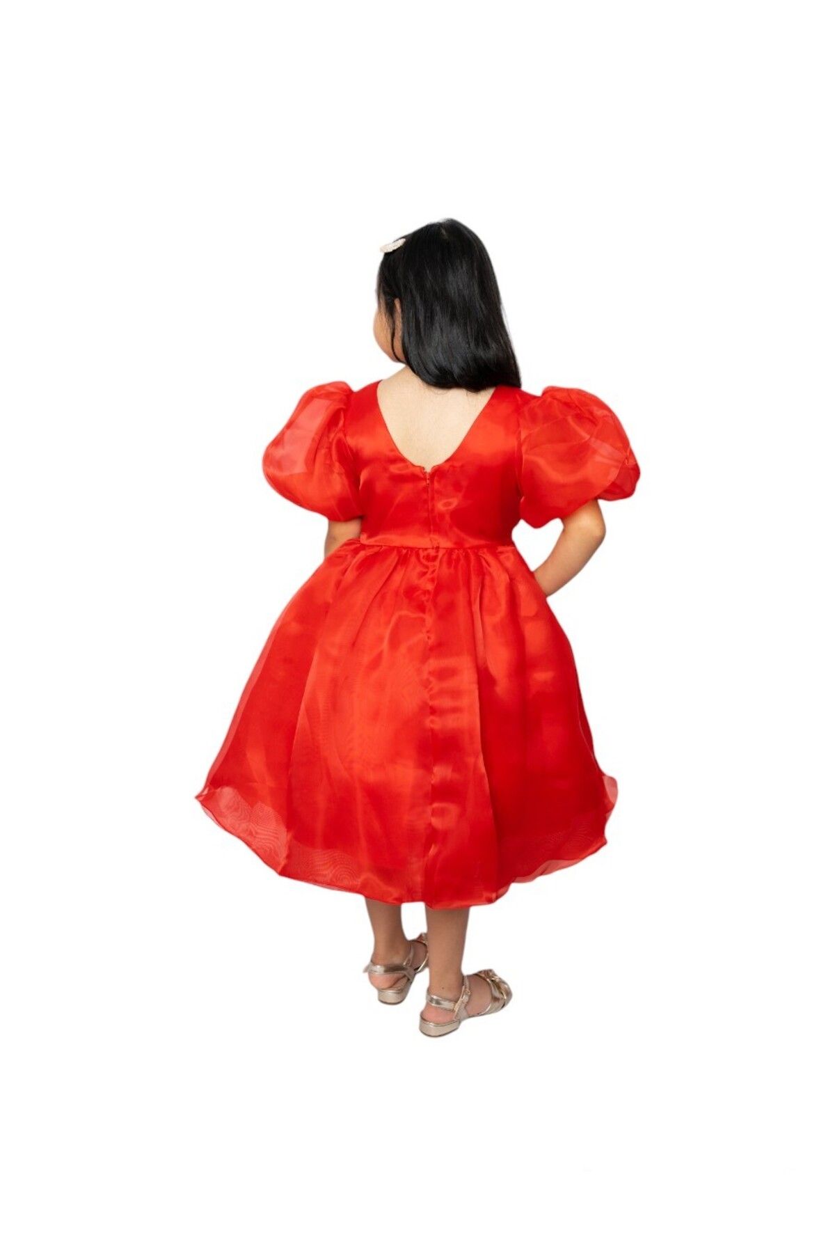 ddaniela-Tulip Party Dress-Red 3