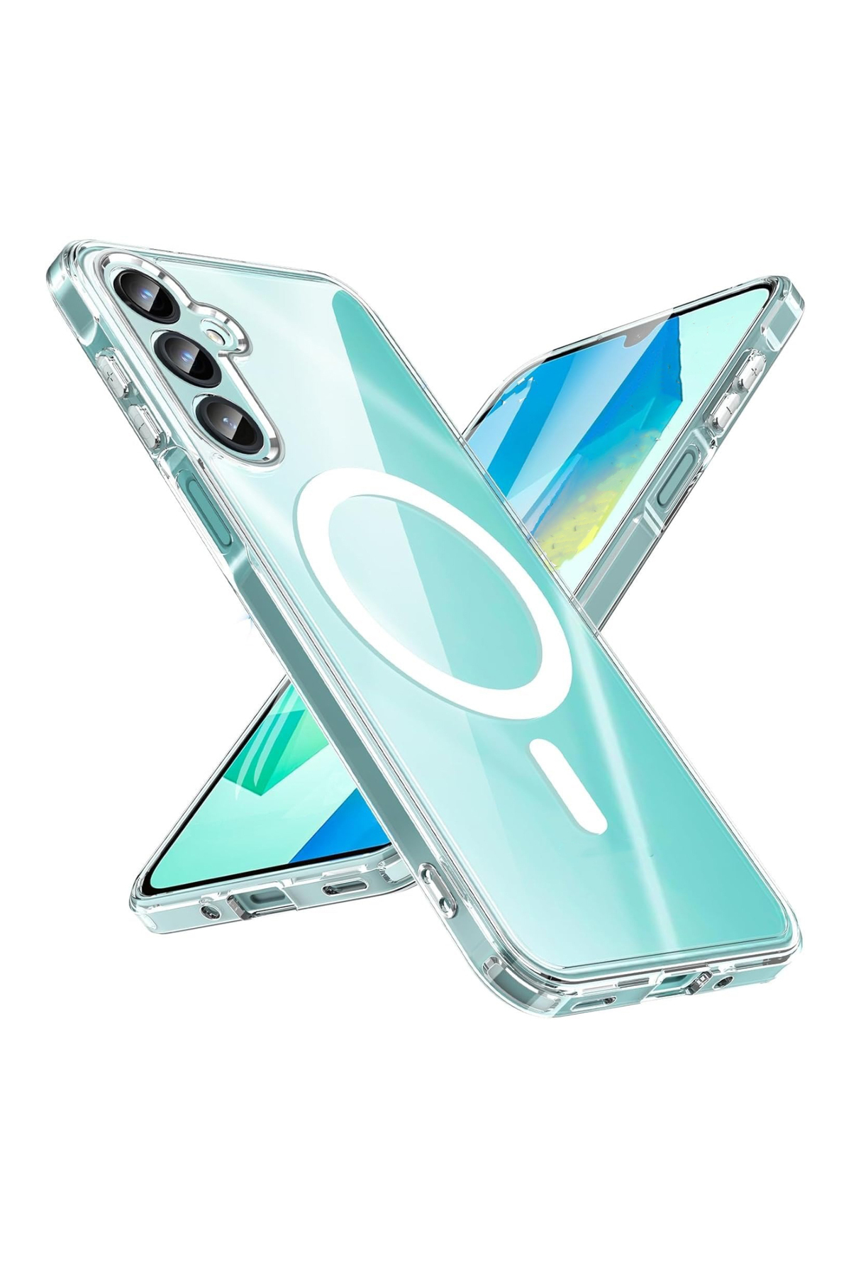 Samsung Galaxy A16 Kablosuz Şarj Destekli Şeffaf Silikon Kapak