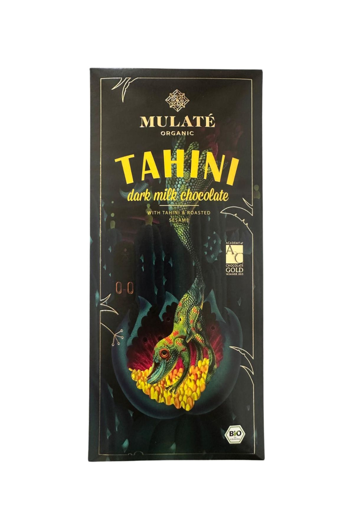 Mulate Chocolate Ciocolata Neagra Cu Lapte Mulate Cu Tahini Si Susan Prajit, 80 Gr - One Size