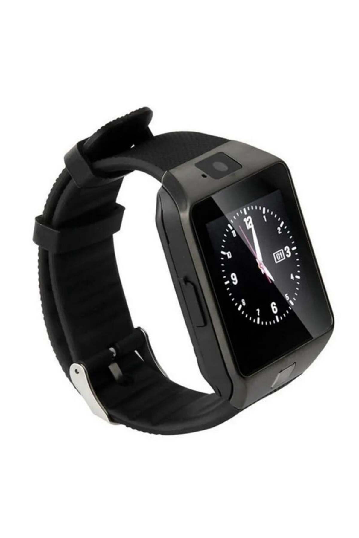 TECHSTAR-Smartwatch Bluetooth DZ09 MTK Compatible SIM and MicroSD with Camera Black 2