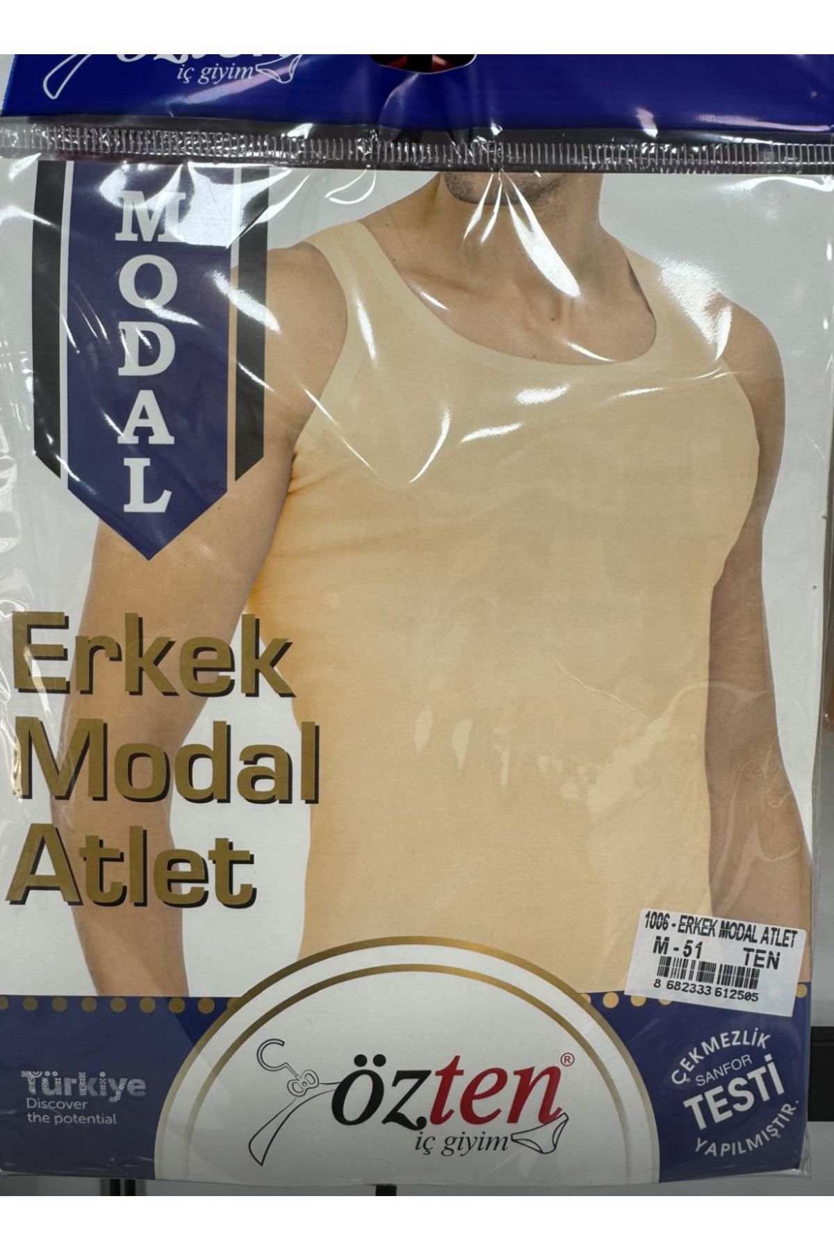 Özten-قميص داخلي رجالي Modal Slimfit مكون من 3 قطع 3
