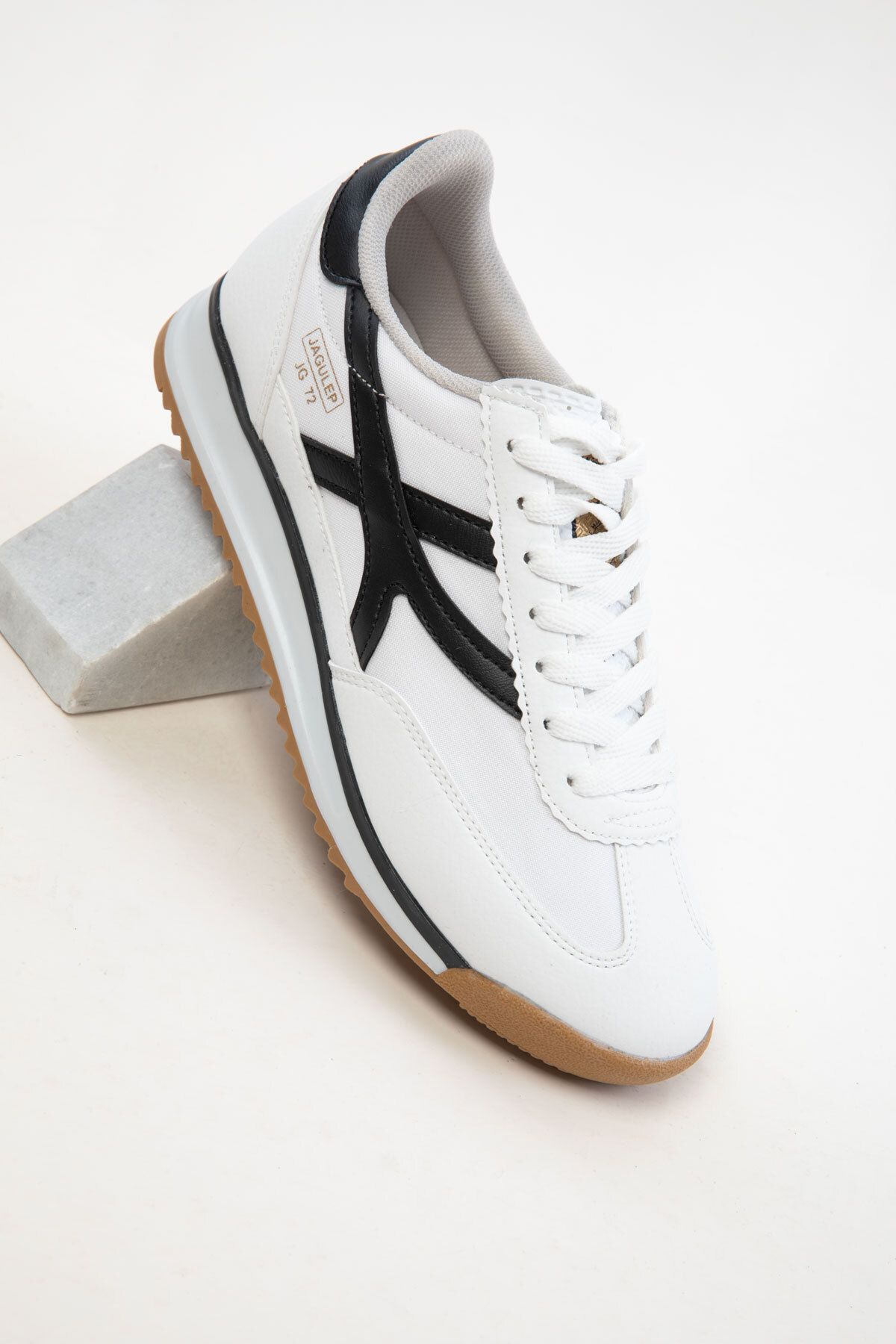 SOHO-White-Black Women's Sneaker 20761 6
