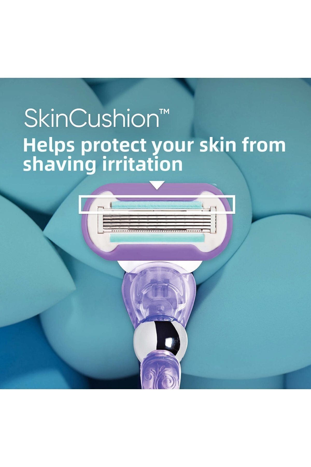 Gillette Venus-Extra Smooth Swirl 2 Pieces Spare Heads 4