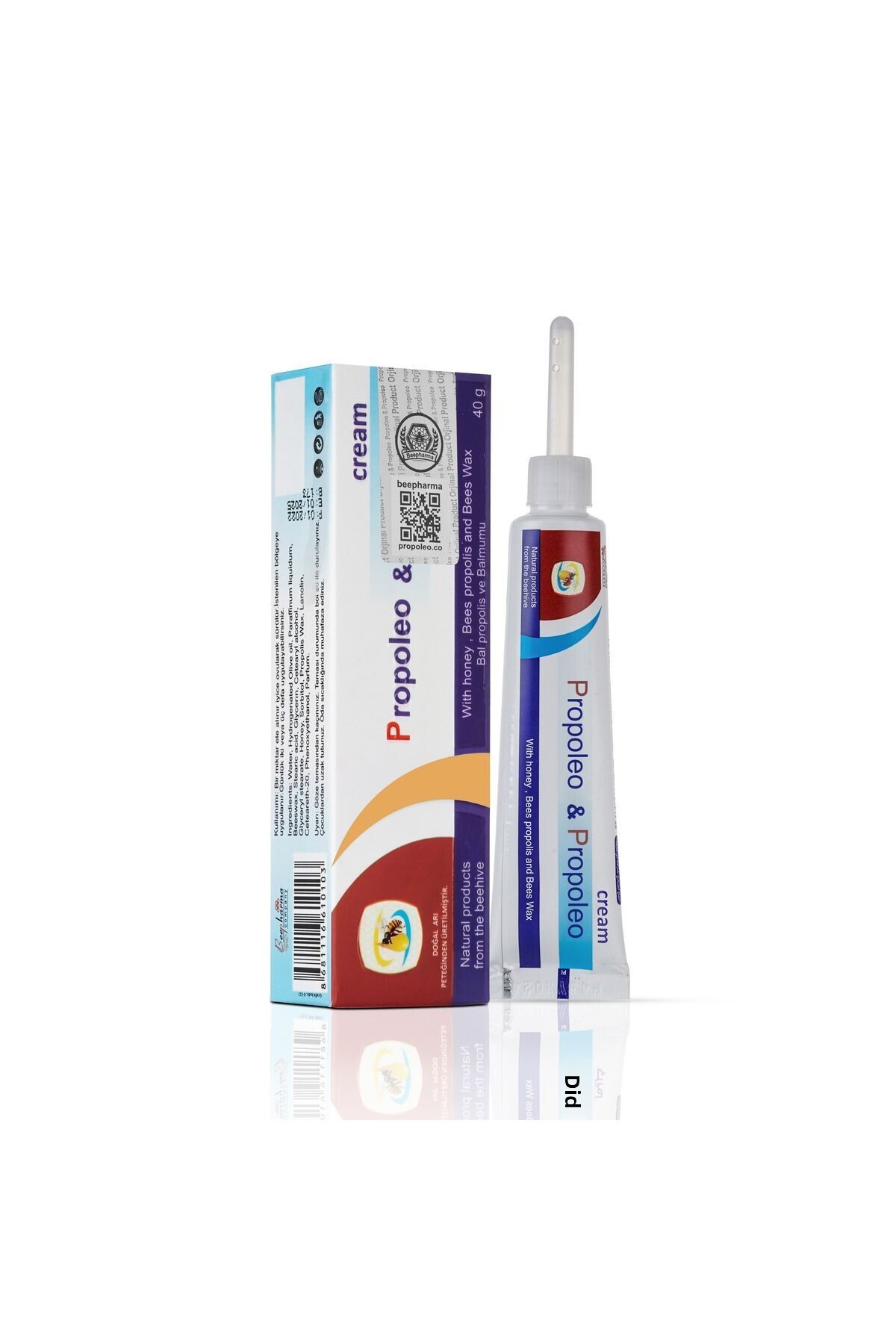 propoleo-Porpoleo Cream Cream with Honey, Wax and Propolis Extract 40g X3 3