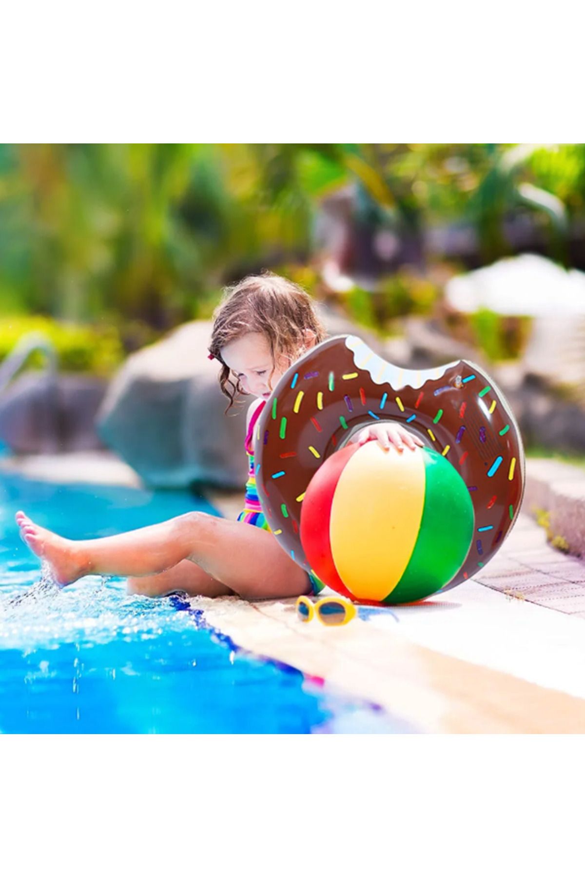 BESTWAY-Donut Simit - Inflatable Donut Simit - Sea Inflatable Donut Simit-Sea Simit Donut-Inflatable Simit Donut 61 Cm. 6