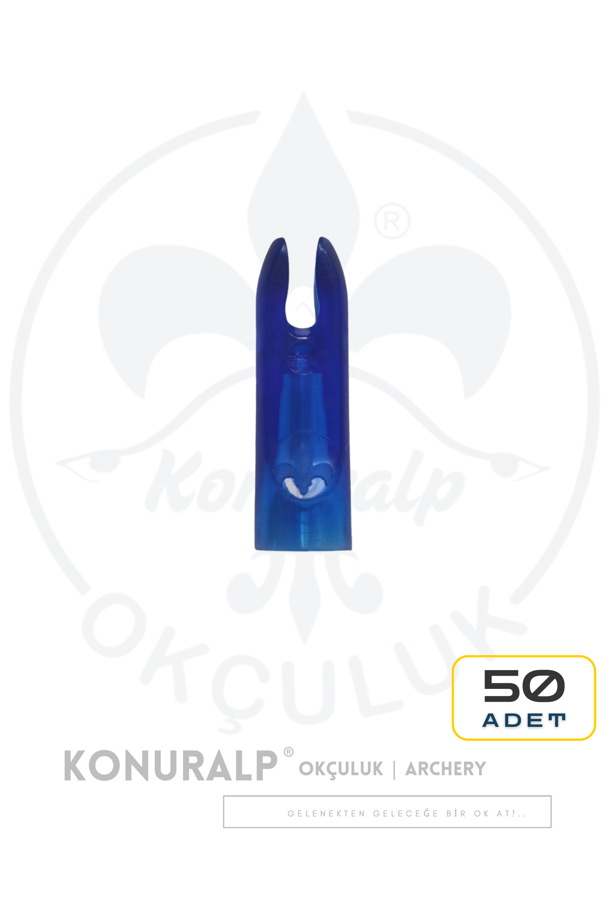 KONURALP OKÇULUK Geleneksel Ok Arkalığı (GEZ) - Siyah - 50 Adet