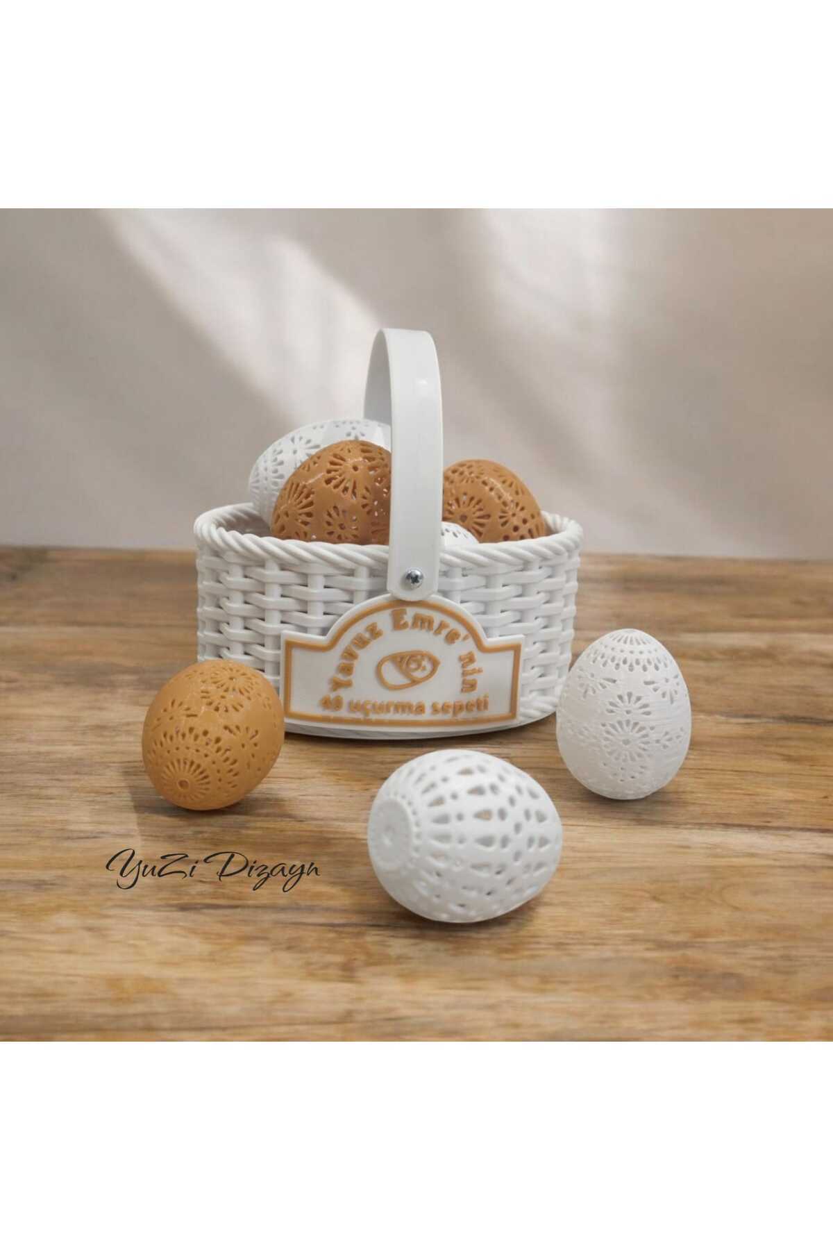YUZİ DİZAYN BEBEK KIRK UÇURMA YUMURTA SEPETİ
