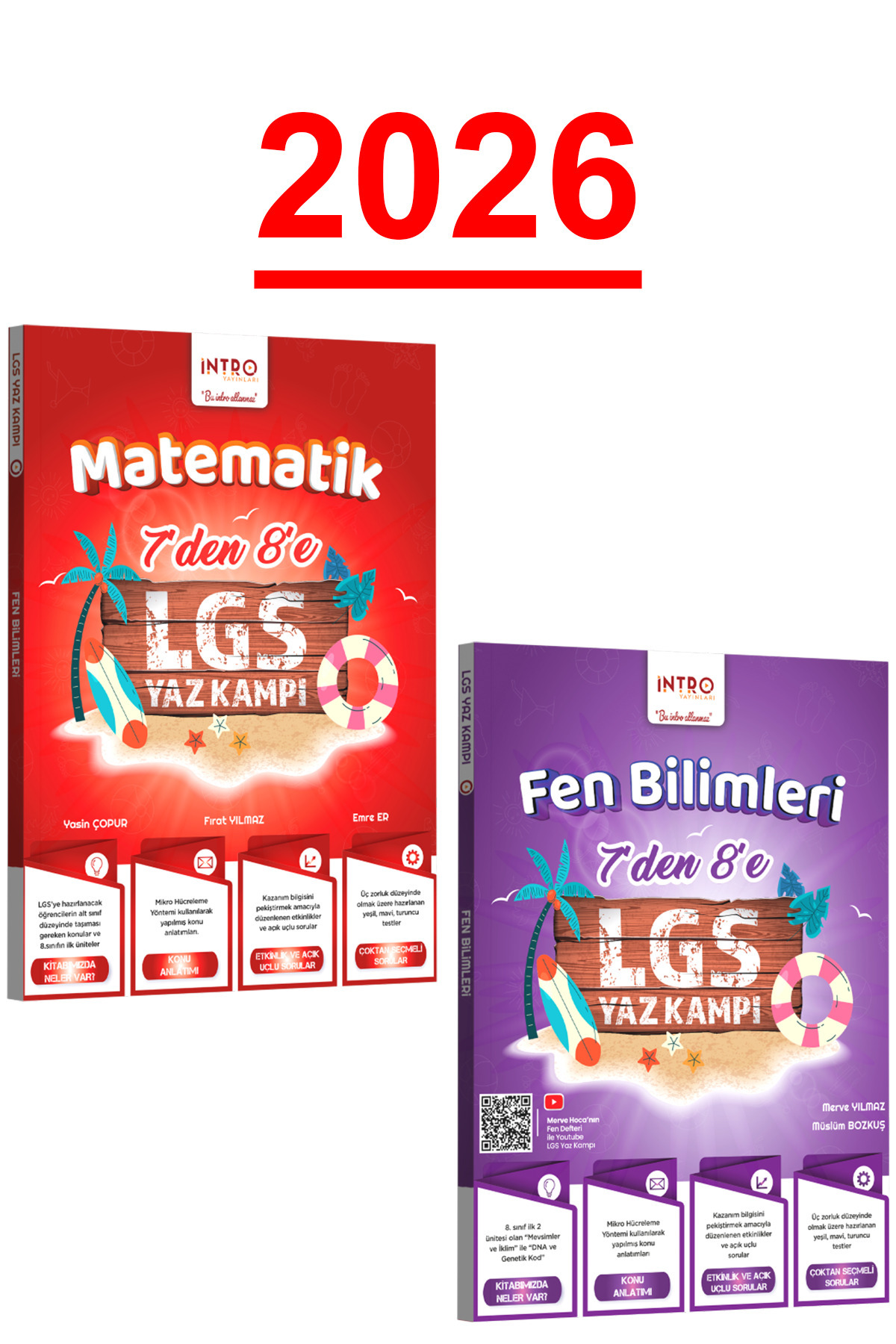 İntro Yayınları İntro Yayınları 7 den 8. Sınıf a LGS Matematik ve