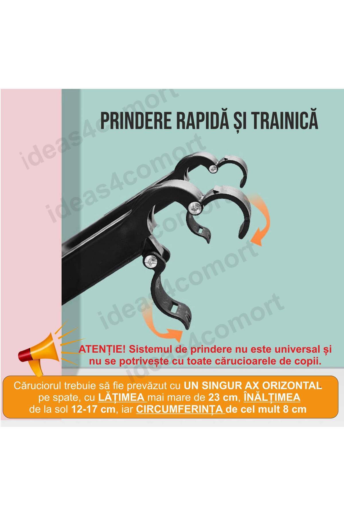 İdeas4comfort-Adapter for second child - stroller trailer 5
