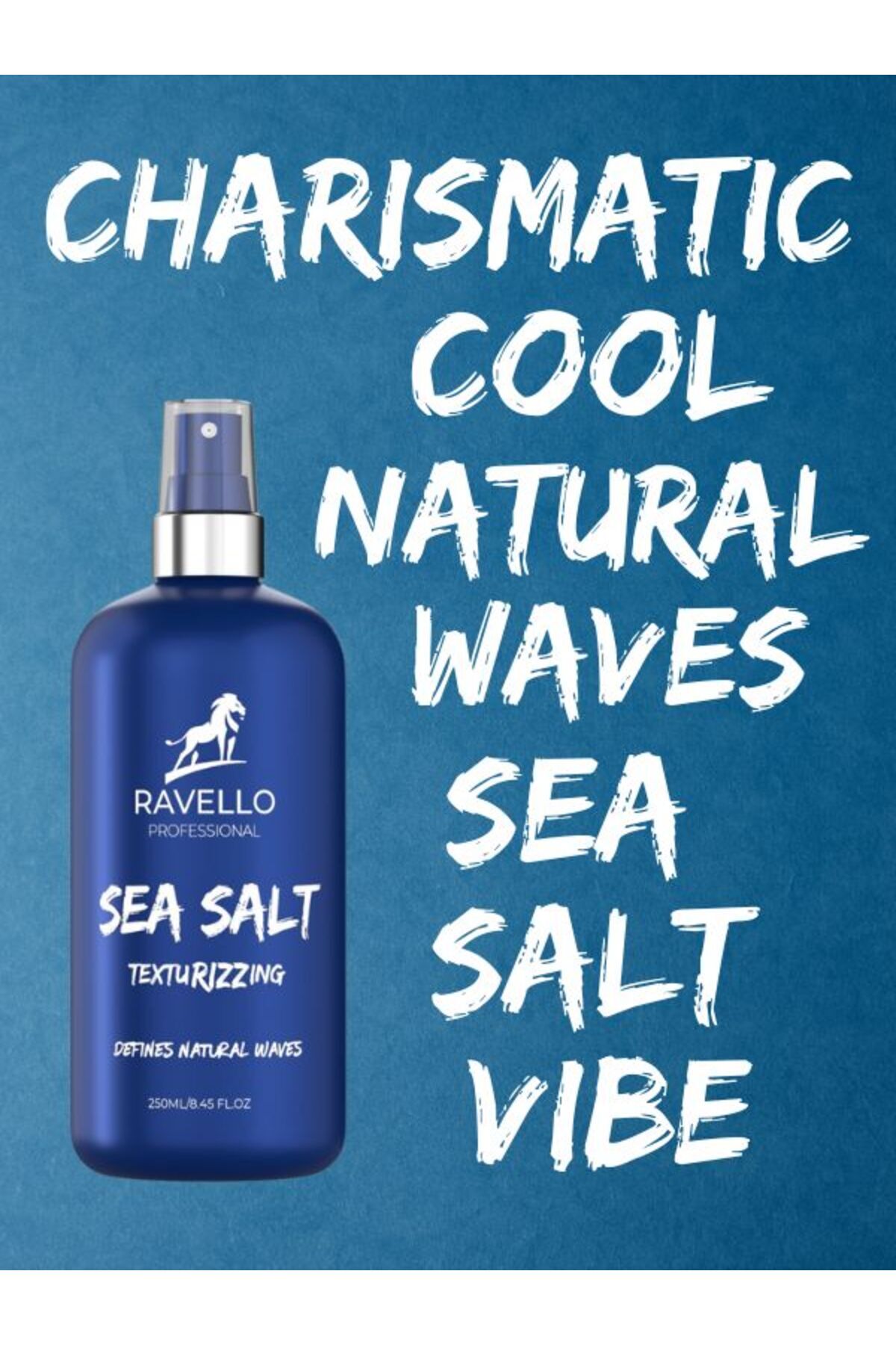 اسپری نمکی حالت دهنده و حجم دهنده موی موج دار طبیعی مردانه با نمک دریایی - 250 میلی لیتر — seasalt1 — تصویر 5 از 5