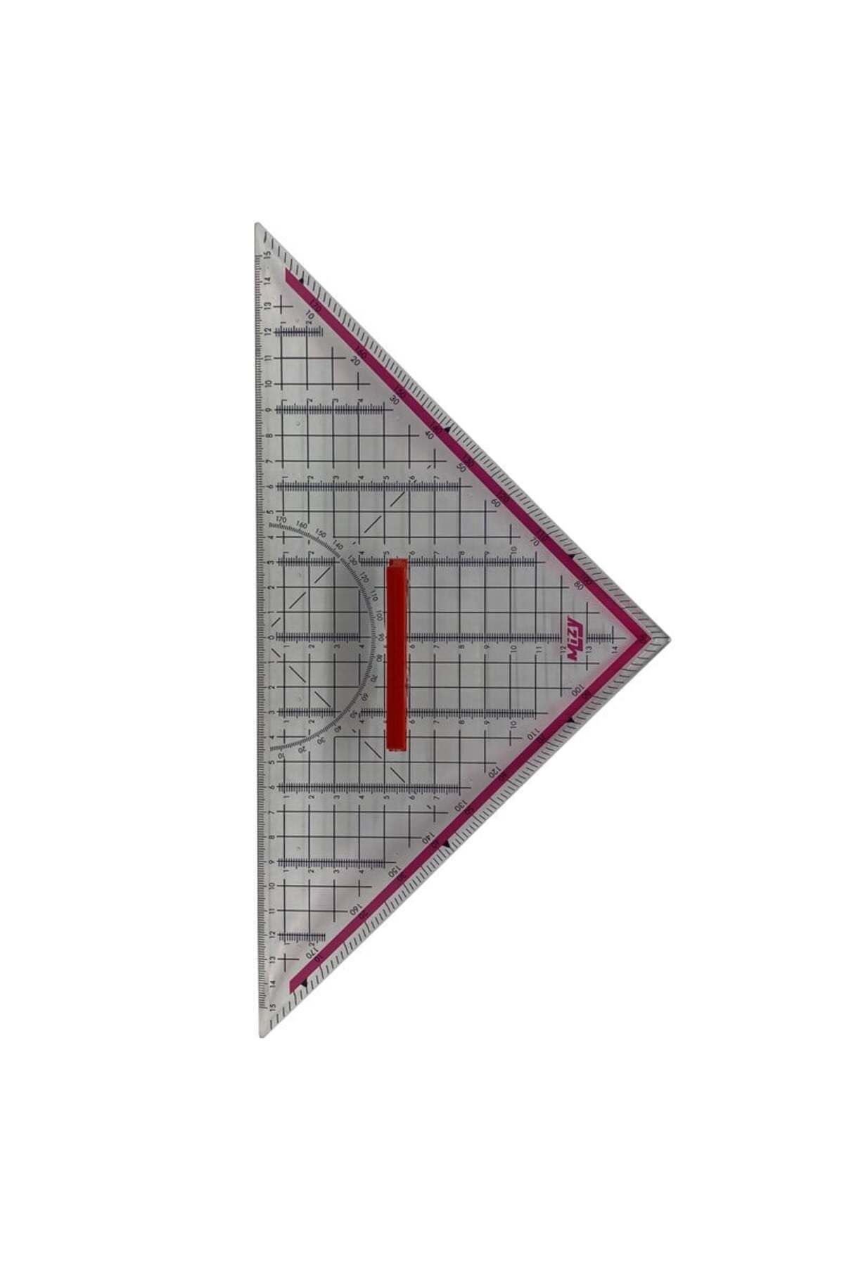 akyüz makine-Geodetic Triangular Ruler 32 cm Sailor Ruler Textile Ruler Modelist Ruler 4