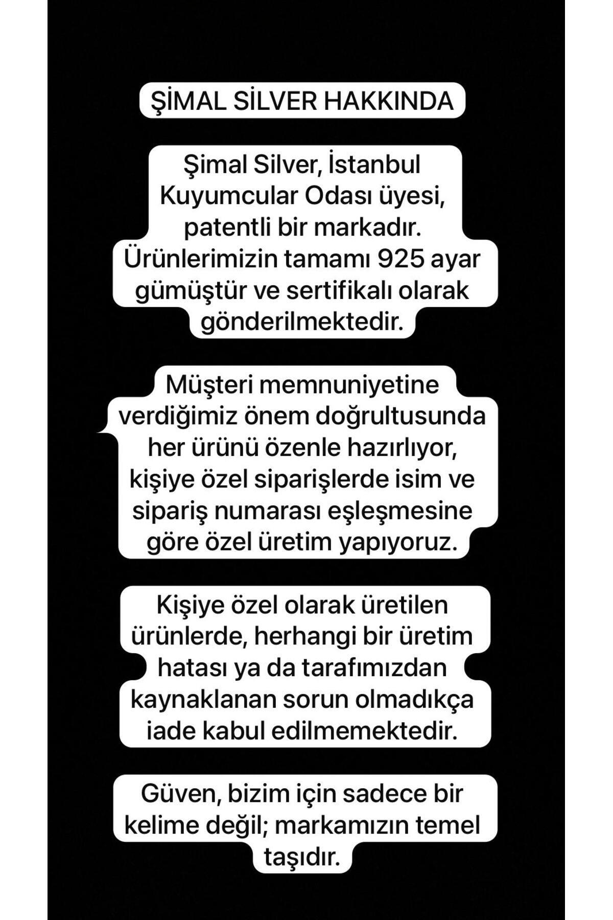 Şimal Silver 925 Ayar Gümüş Işıklı Kutuda Rose Dört Yapraklı Yonca Dilek Kolye görsel 4