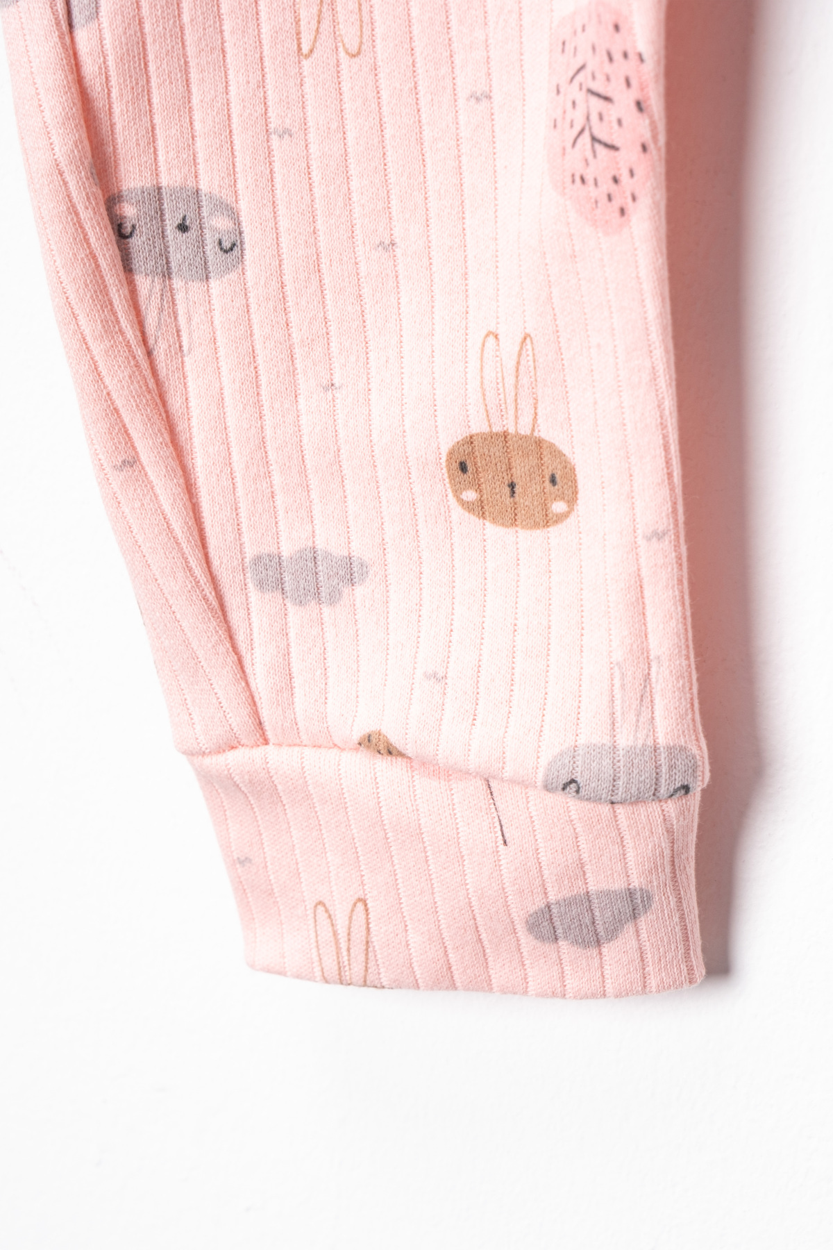 ENİA BABY Kız Bebek Baskılı Pamuklu Manşetli 3lü Tulum Seti Renkli Desenli 9-12-18 Ay Bebek Kıyafeti fotoğrafı 4 (önizleme)