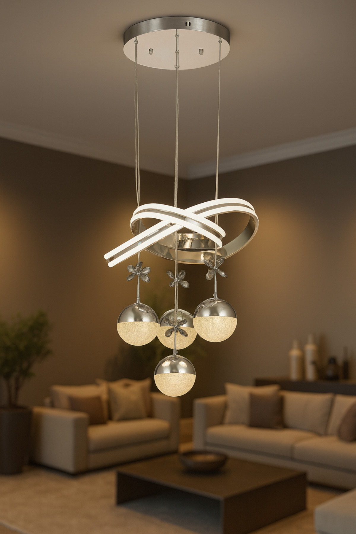 【M3278-74-47】ロウィン 飾り ライト 2個 セット Avizemoda Atom 4'Lü Dimmer Kumandalı 3 Renk Ledli (Sarı-Beyaz-Gün