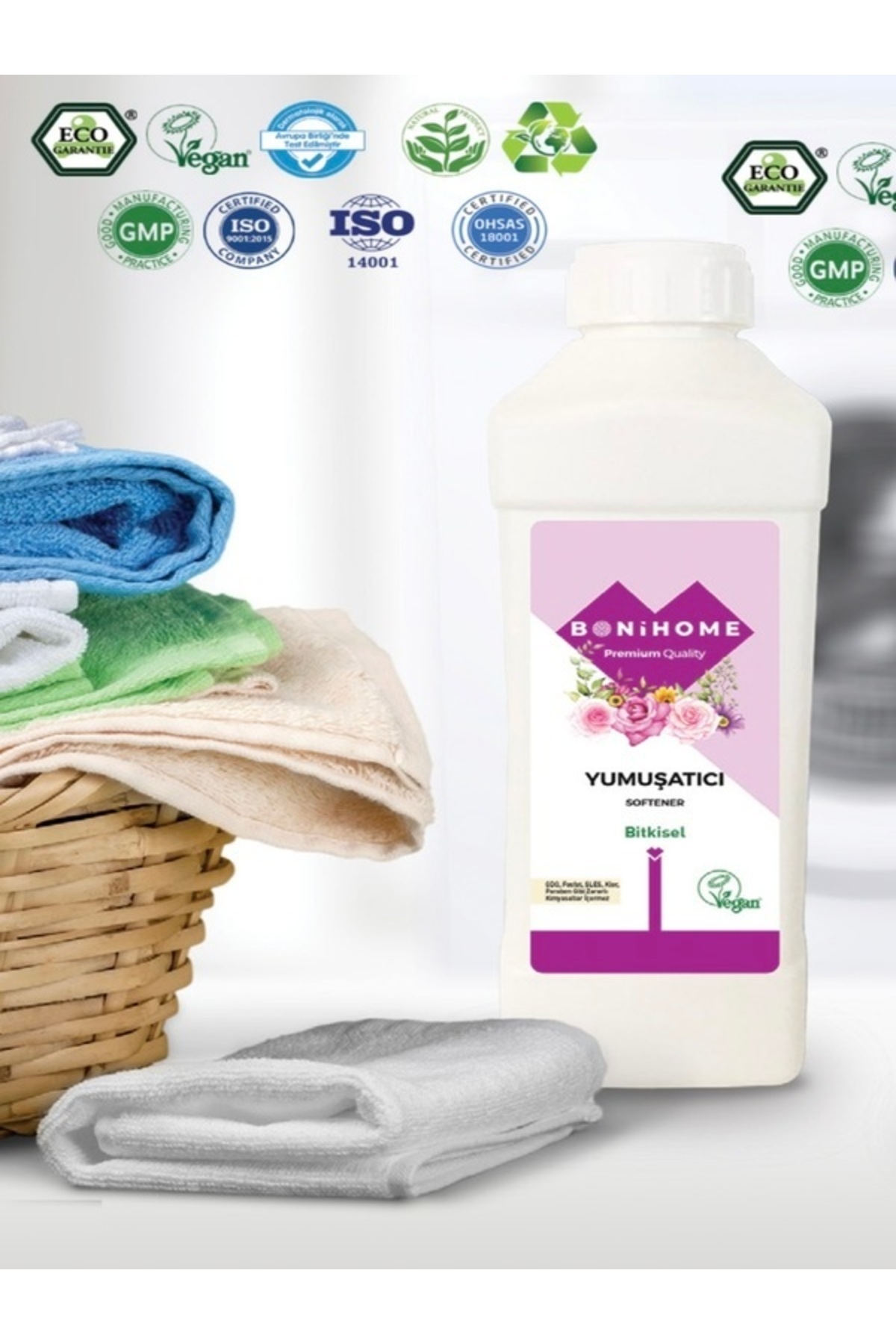 BONİVİAS Bonivias Bitkisel & Vegan Çamaşır Yumuşatıcı