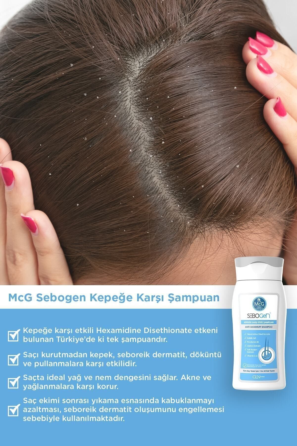 MCG-Sebogen Rich Content Shampoo Effective Against Dandruff 200 ml 5