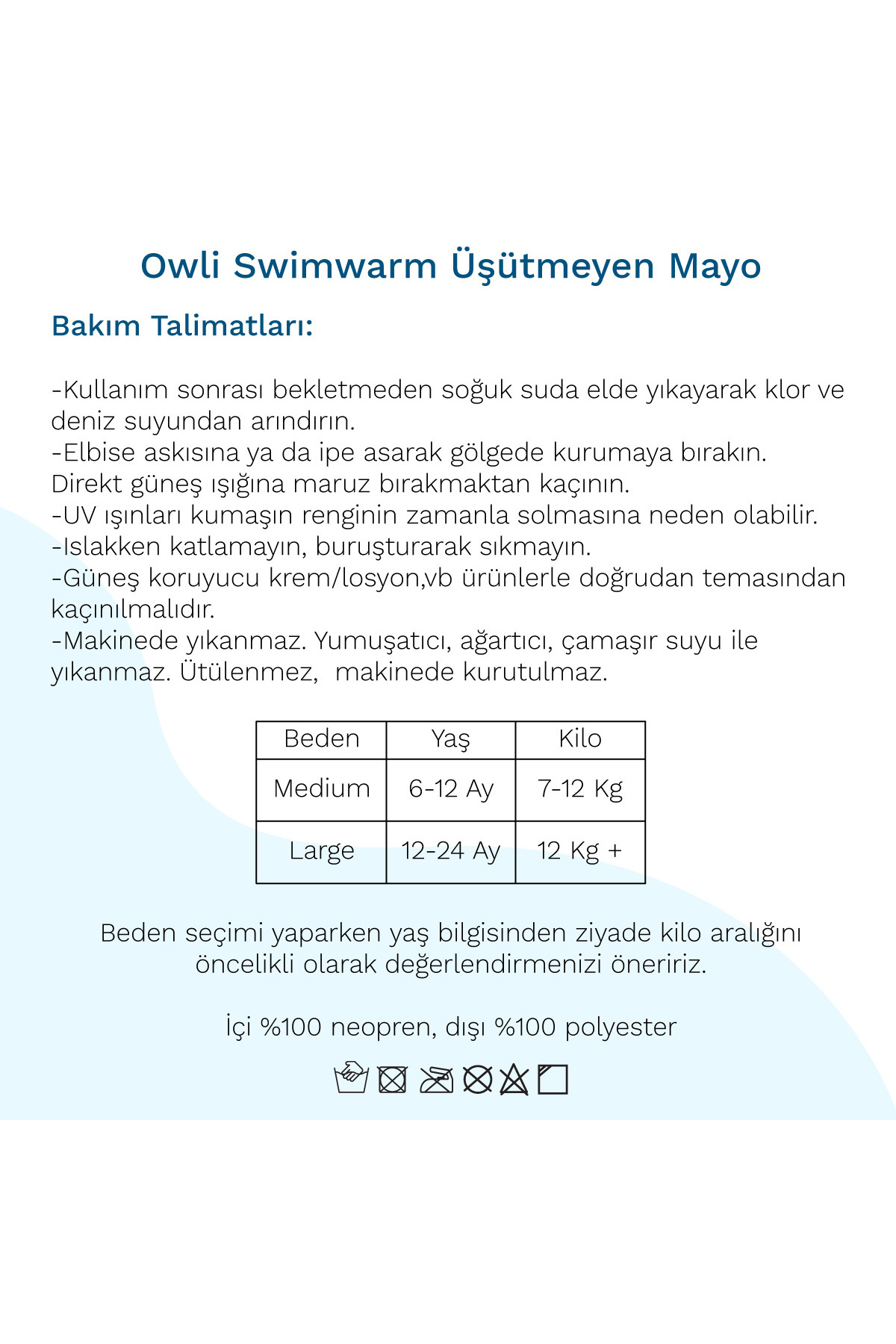 Owli Swimwarm Üşütmeyen Bebek Mayosu Sarı - Siyah fotoğrafı 4 (önizleme)